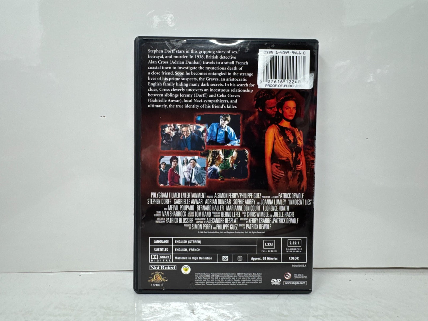 Innocent Lies (DVD) Thriller Good Condition!!!