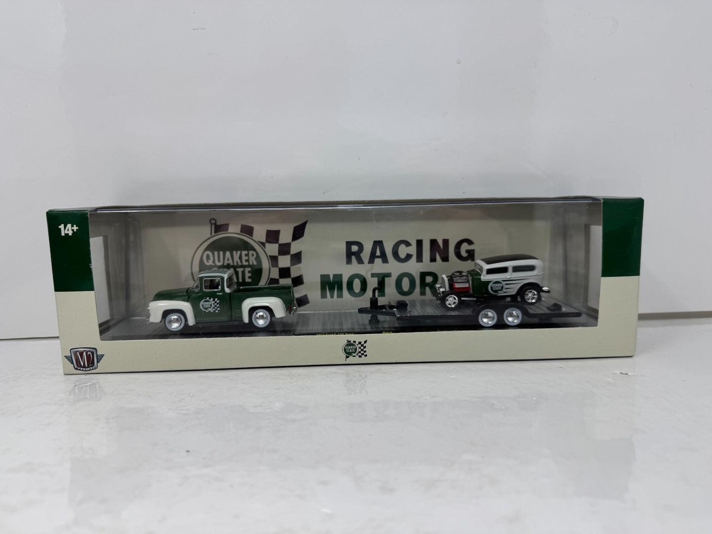 M2 Machines Auto Haulers 1956 Ford F-100 Truck & 1932 Tudor Sedan 1:64 Diecast