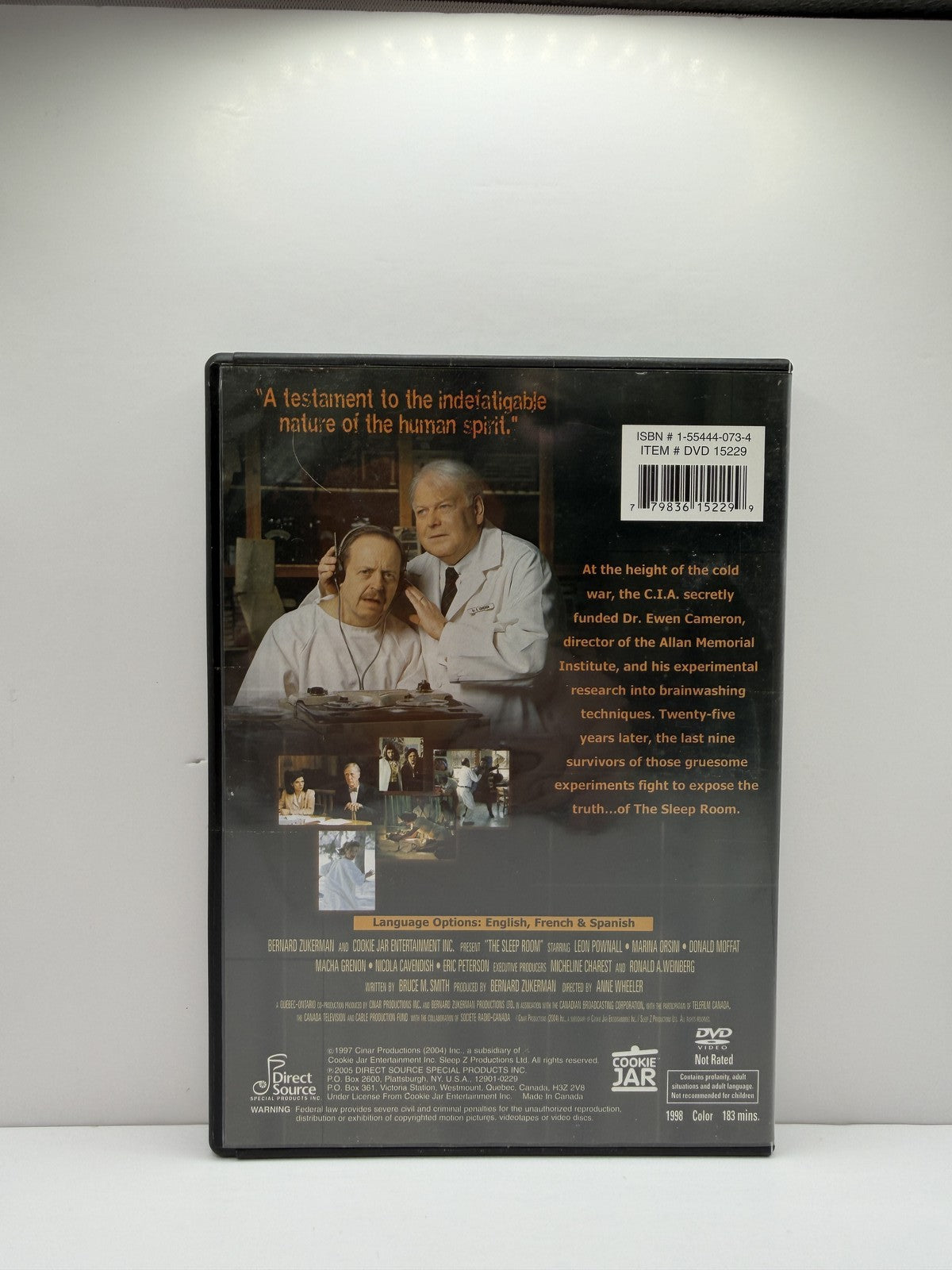 The Sleep Room (DVD) Nicola Cavendish Eric Peterson True Story Drama