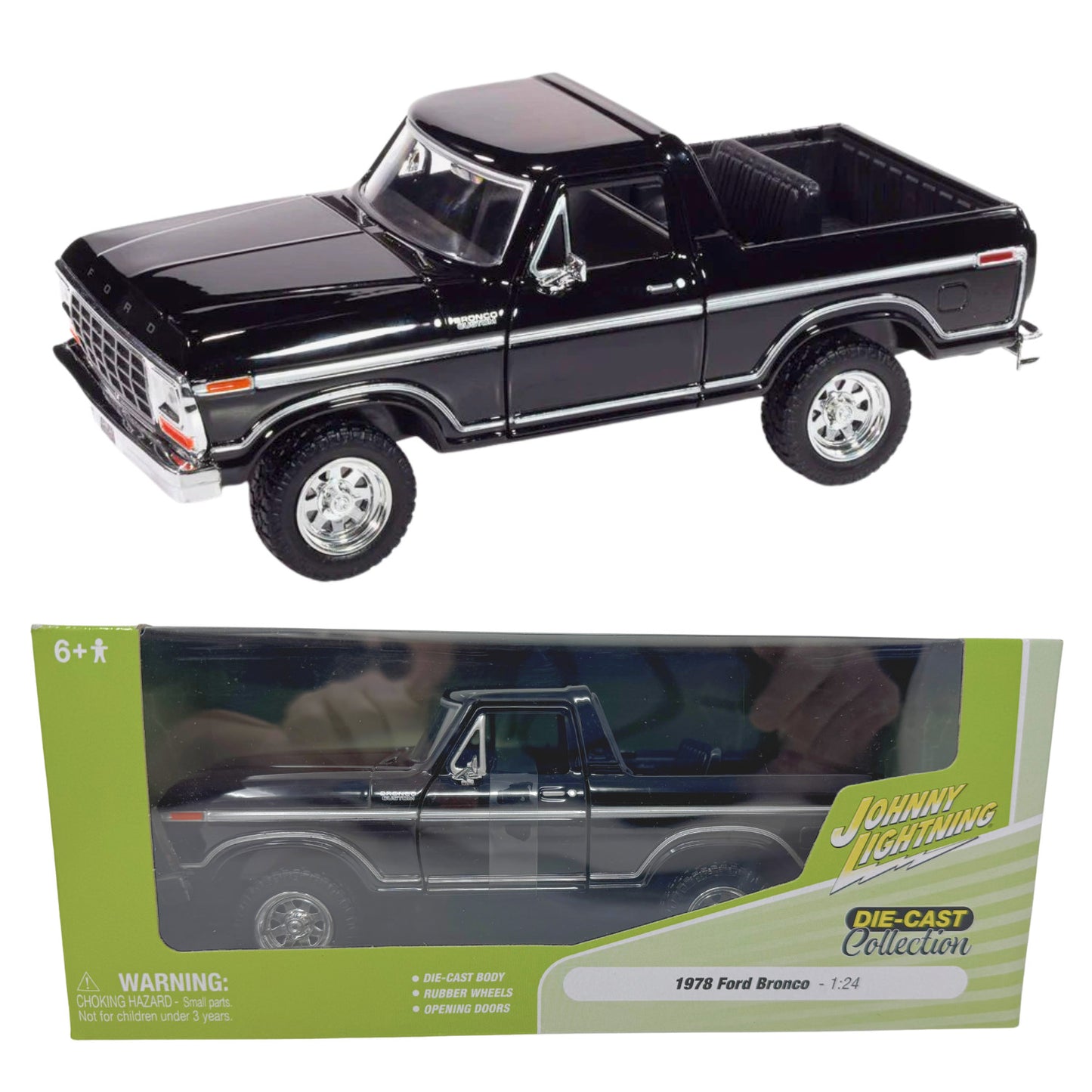 Johnny Lightning 1978 Ford Bronco 1:24 Diecast