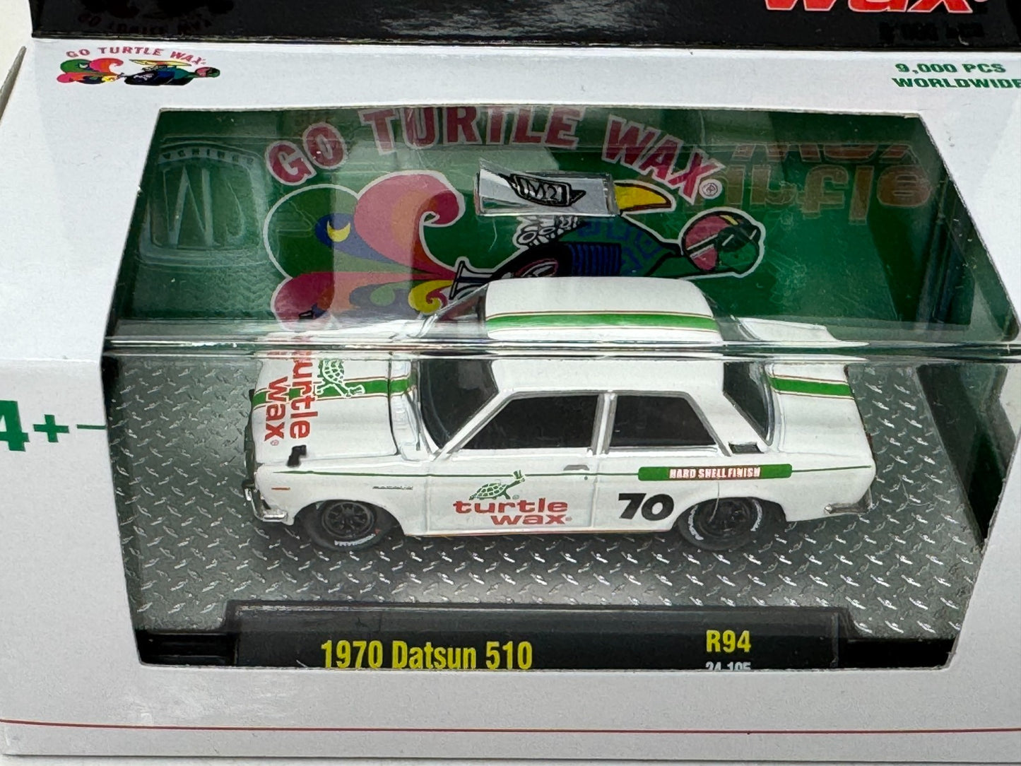 M2 Machines Turtle Wax 1970 Datsun 510 1:64 Diecast