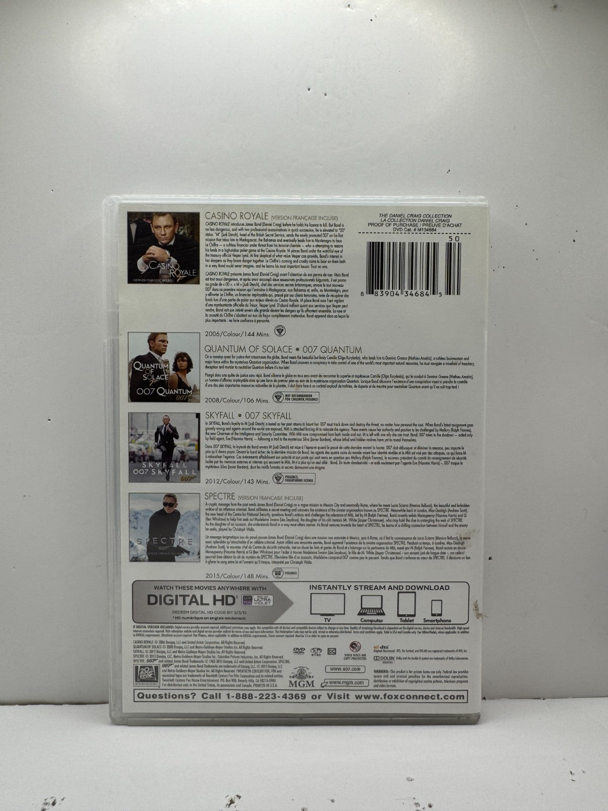 The Daniel Craig Collection (DVD) James Bond Action