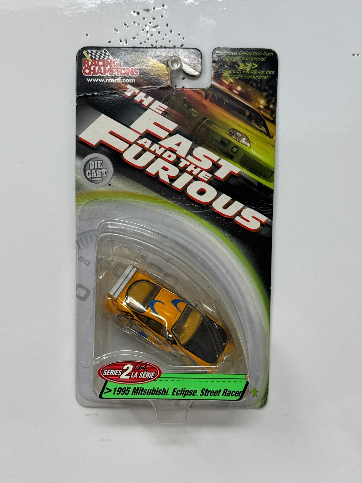 Racing Champions The Fast and the Furious 1995 Mitsubishi Eclipse Street Racer Series 2 1:64 Diecast