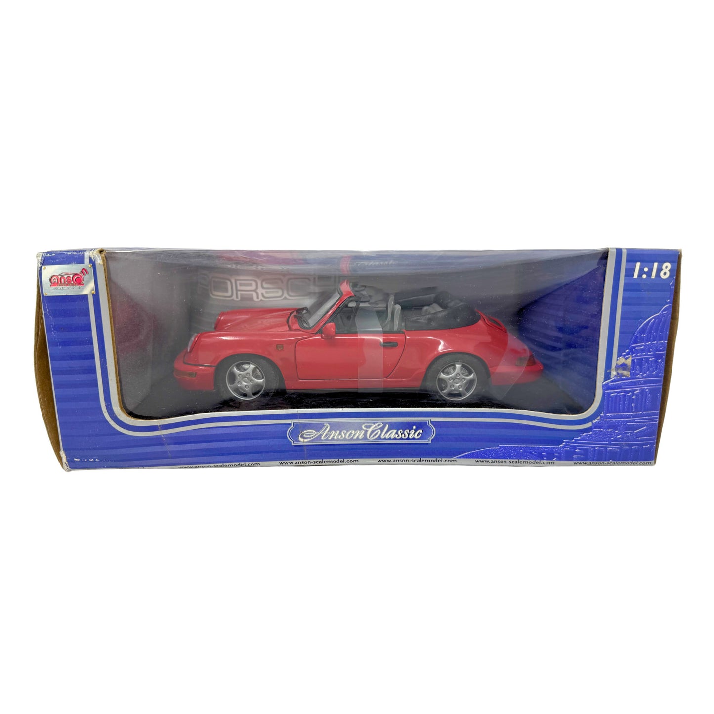 Anson Classic Porsche 911 Carrera 4 Cabriolet 1:18 Diecast