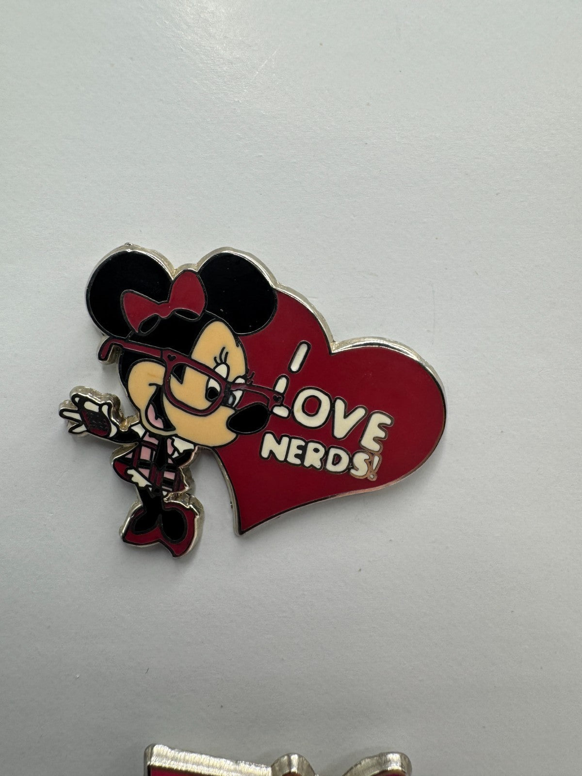 Disney Nerds Rock! Minnie Mouse Hip Lanyard Starter Trading Pin DC2S2