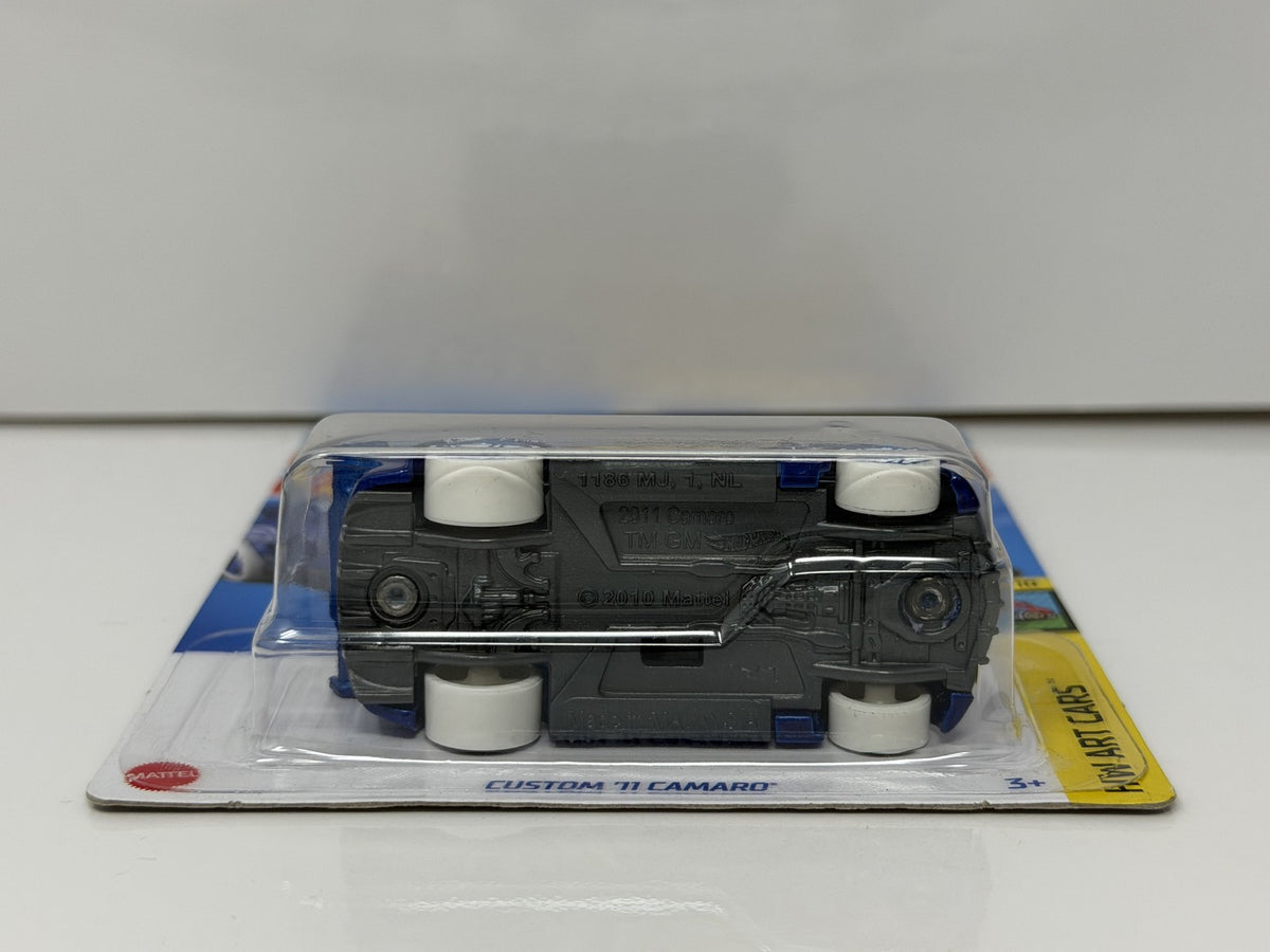 Hot Wheels HW Art Cars Custom 2011 Chevrolet Camaro 1:64 Diecast Blue