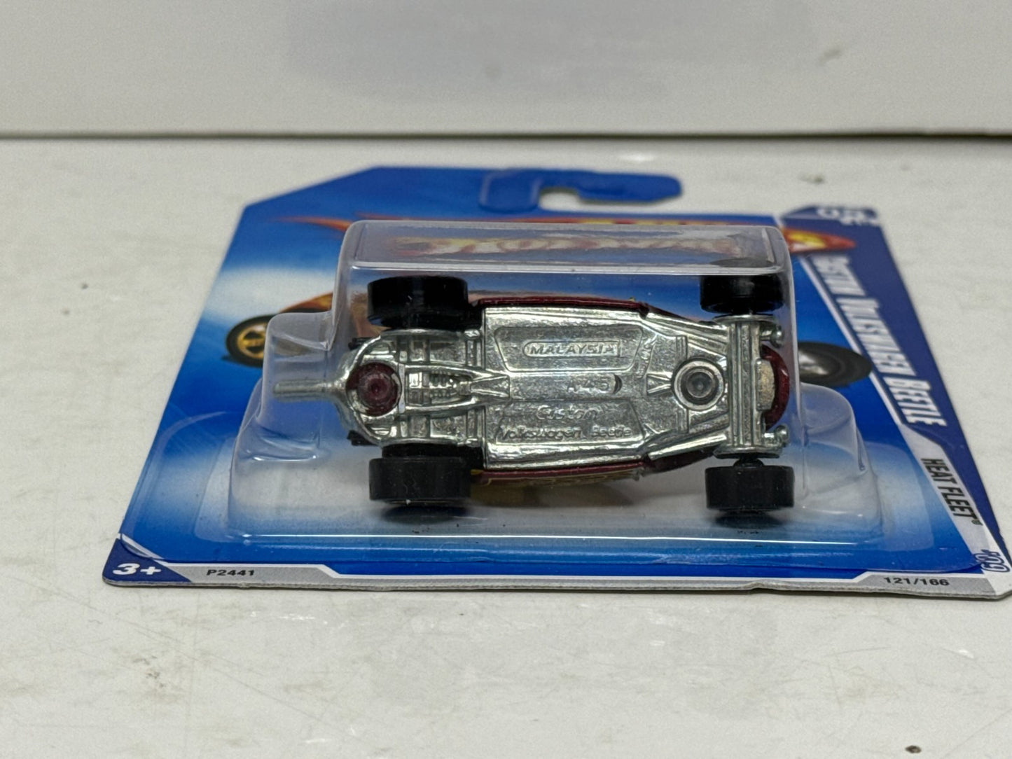 Hot Wheels Heat Fleet Custom Volkswagen Beetle 1:64 Diecast ERROR