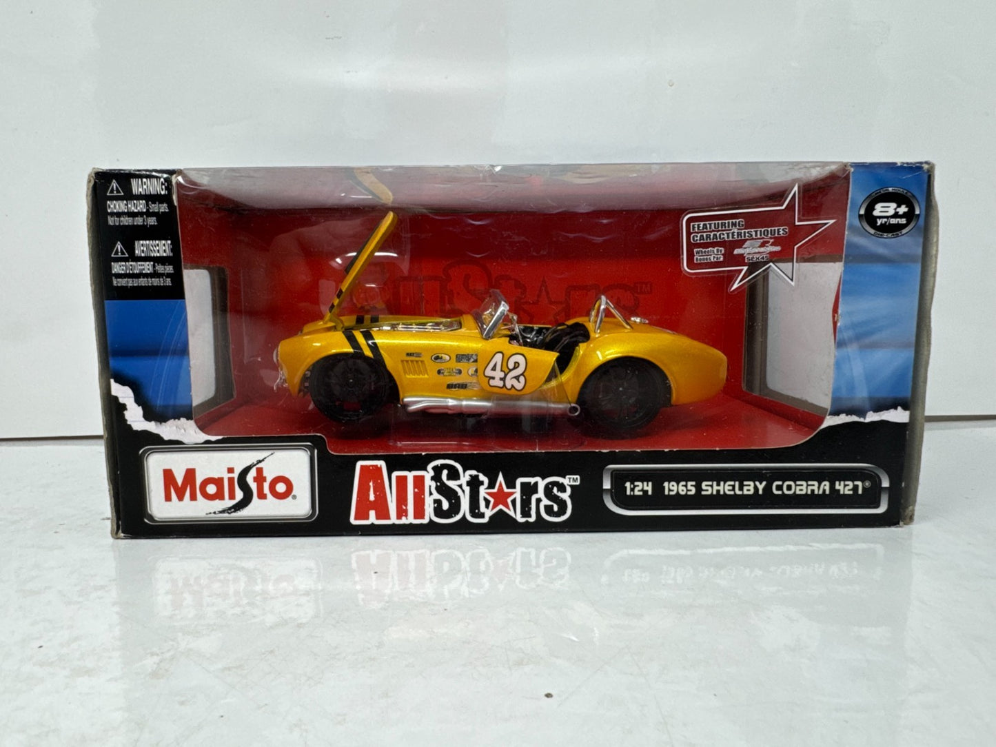 Maisto All Stars 1965 Shelby Cobra 427 1:24 Diecast