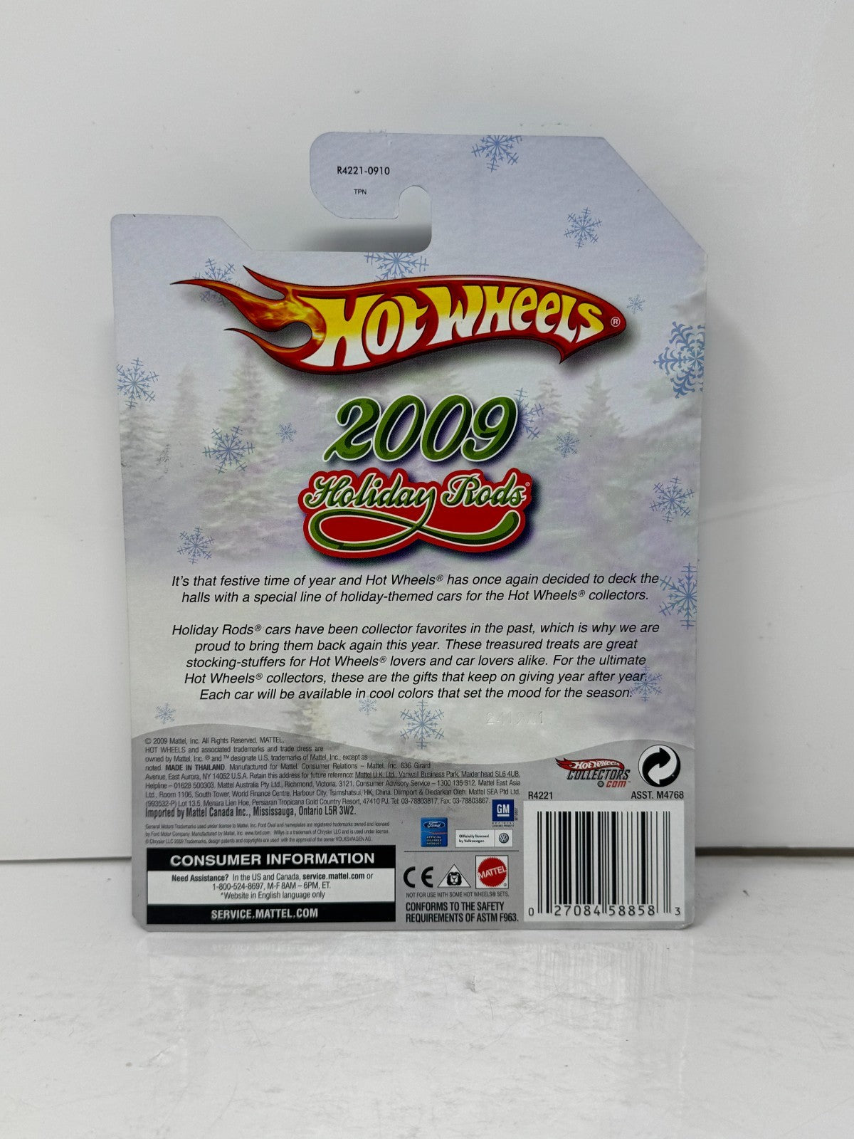 Hot Wheels 2009 Holiday Rods Custom 1941 Willys Coupe 1:64 Diecast
