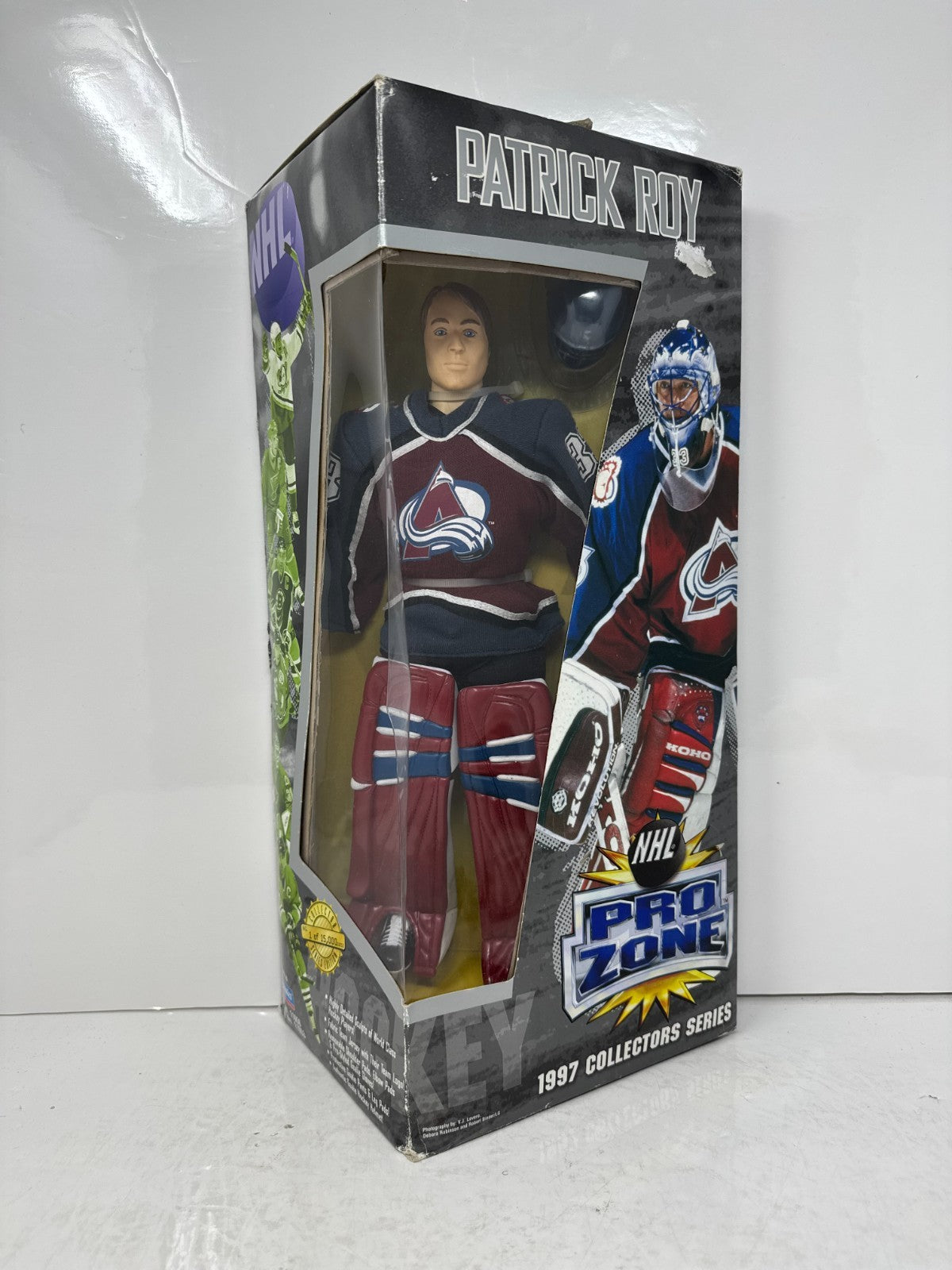 Playmates NHL Pro Zone Patrick Roy Colorado Avalanche 12" Inch Hockey Figure