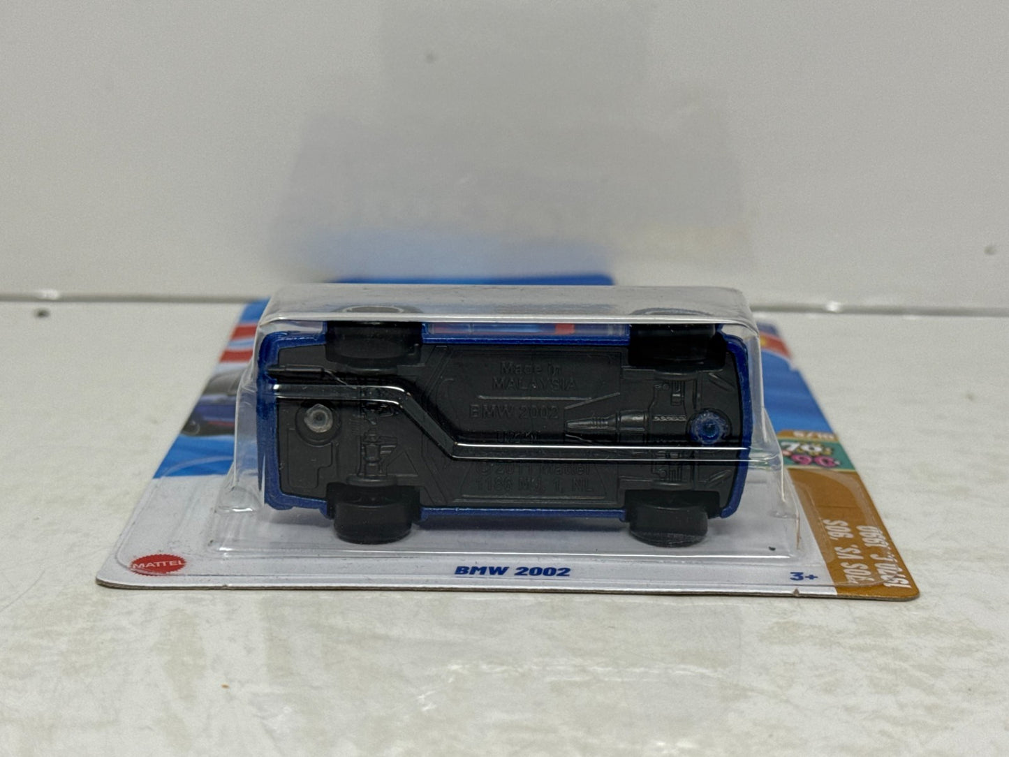 Hot Wheels 70s vs 90s 1970 BMW 2002 1:64 Diecast Blue