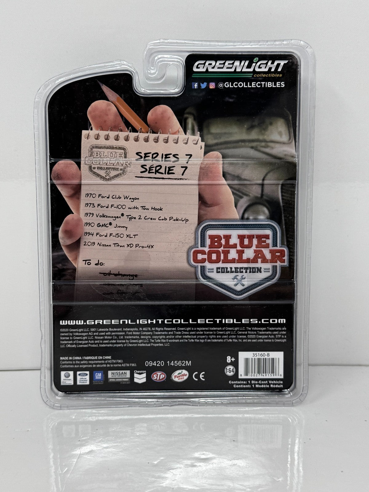 Greenlight Blue Collar Collection 1973 Ford F-100 Tow Truck 1:64 Diecast