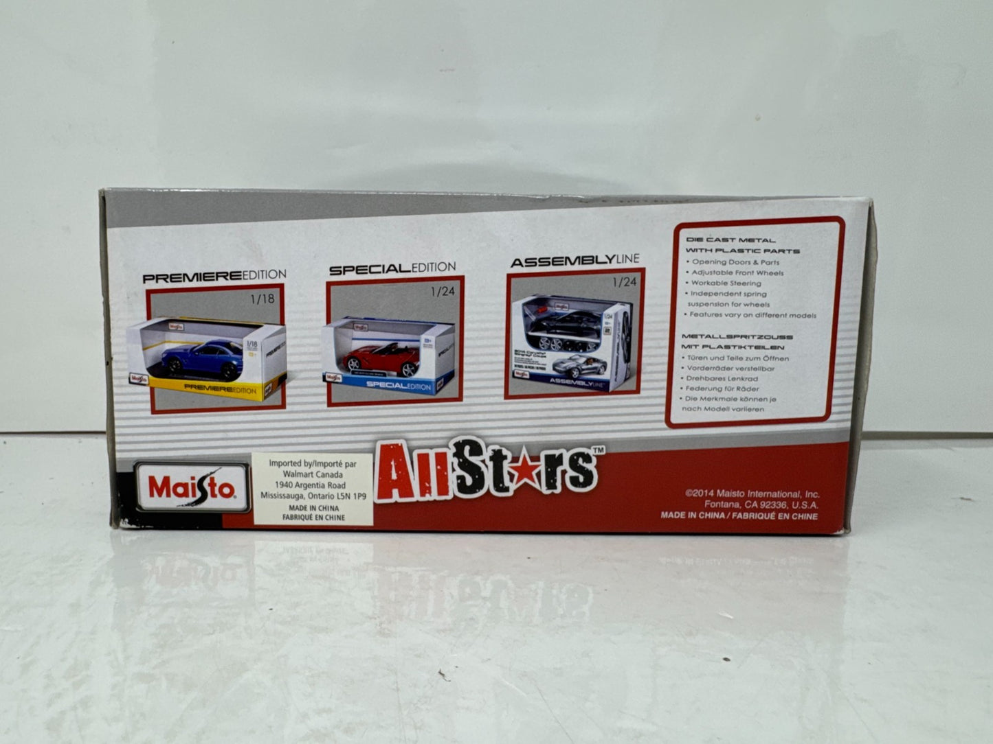 Maisto All Stars 1968 Chevrolet Camaro Z/28 1:24 Diecast