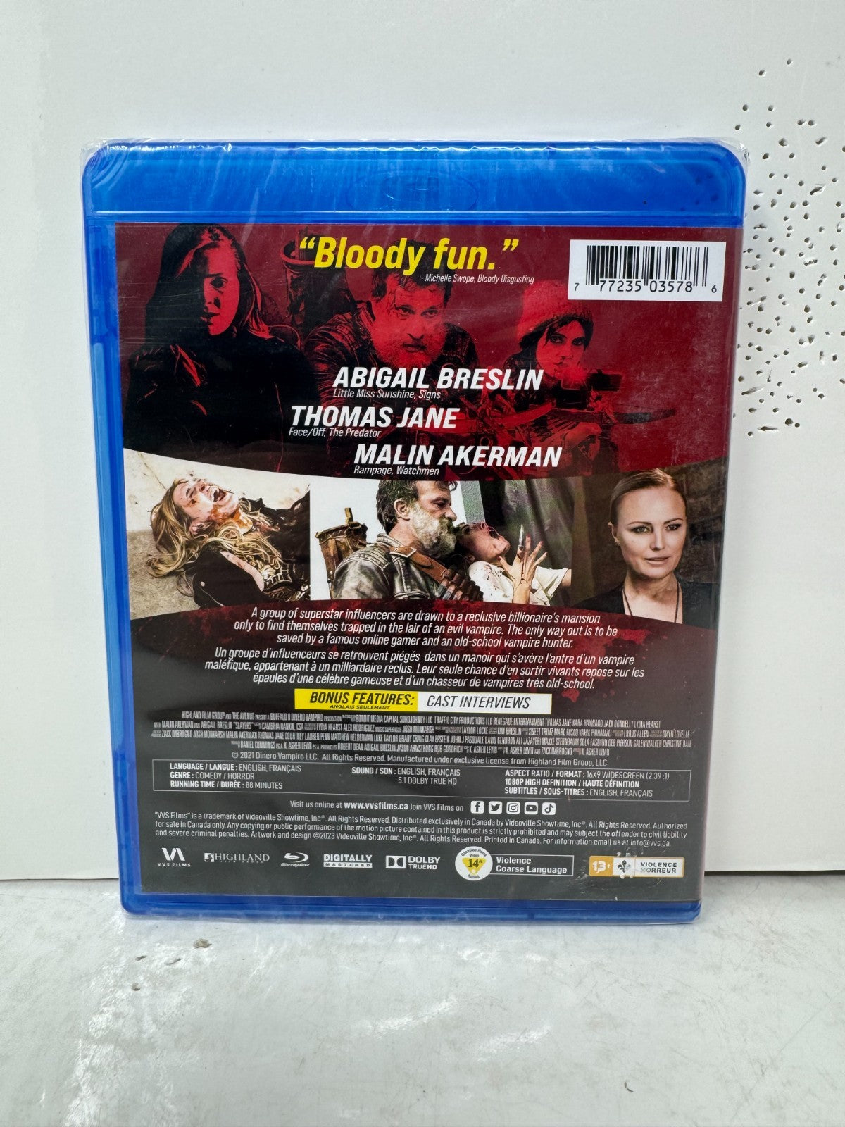 Slayers (DVD) Abigail Breslin Horror Comedy New and Sealed!!!
