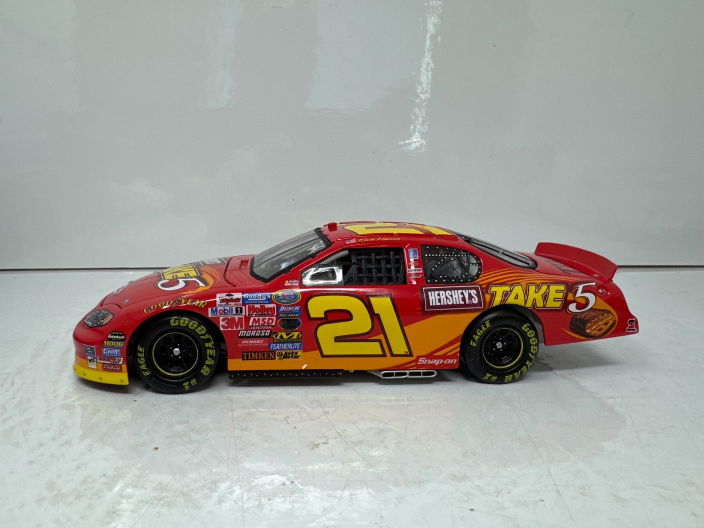 Action Nascar #21 Kevin Harvick Hershey's Take 5 2005 Monte Carlo 1:24 Diecast