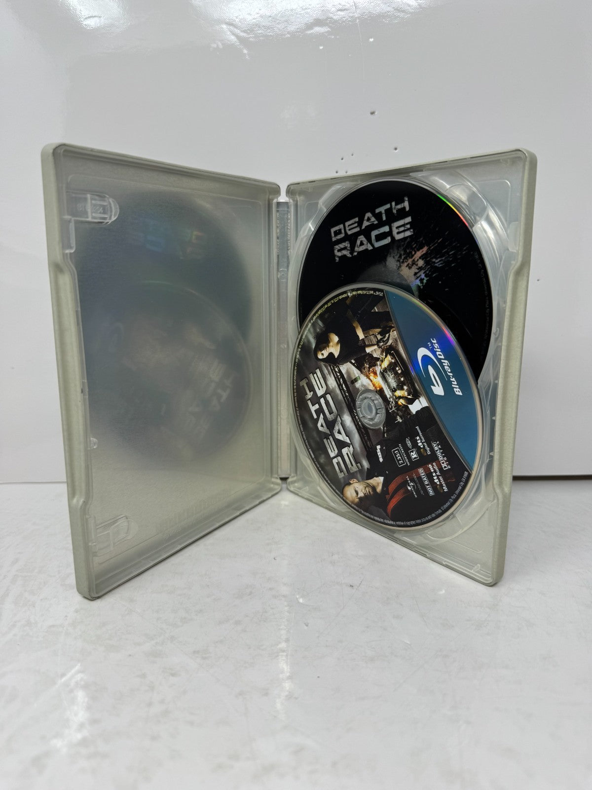 Death Race (Blu-ray) Steelbook Jason Statham Action Good Condition!!!