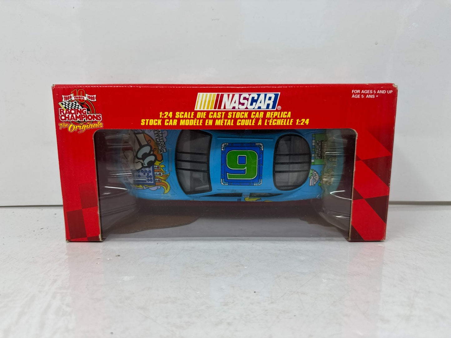 Racing Champions Nascar #9 Jerry Nadeau Cartoon Network Ford Taurus 1:24 Diecast