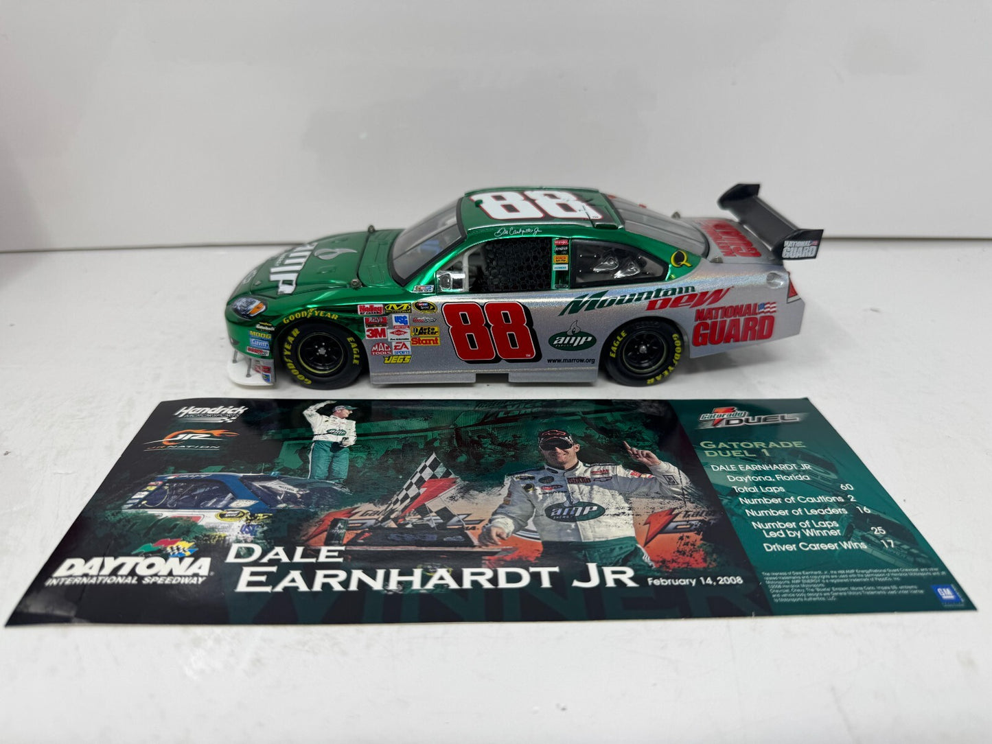 Motorsports Authentics Nascar #88 Dale Earnhardt Jr. Amp Energy Mt. Dew 2008 Impala SS Mesma & Color Chrome 1:24 Diecast