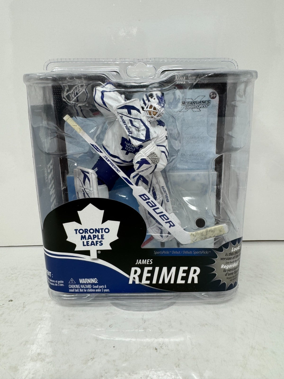 Mcfarlane NHL Series 30 James Reimer Toronto Maple Leafs Action Figure RARE