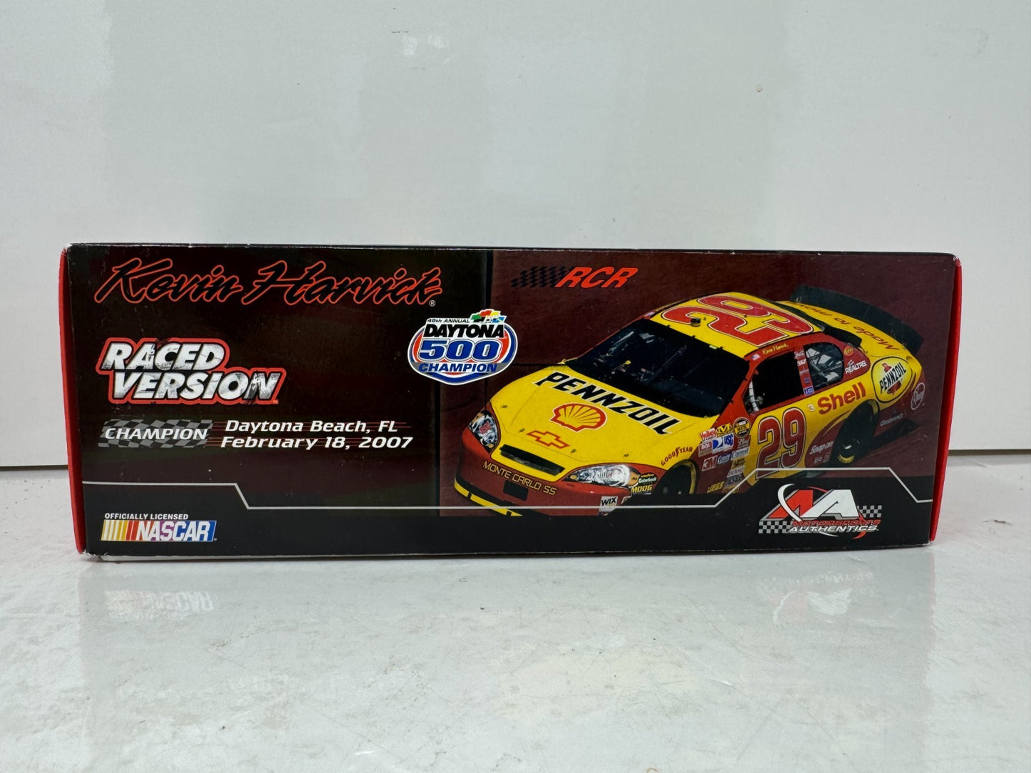 Motorsports Authentics Nascar #29 Kevin Harvick Daytona Raced Win 1:24 Diecast