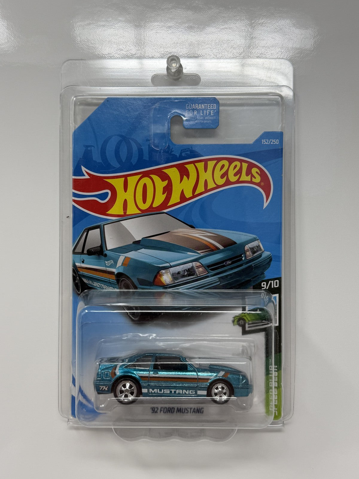 Hot Wheels Super Treasure Hunt 1992 Ford Mustang Speed Blur 1:64 Diecast STH