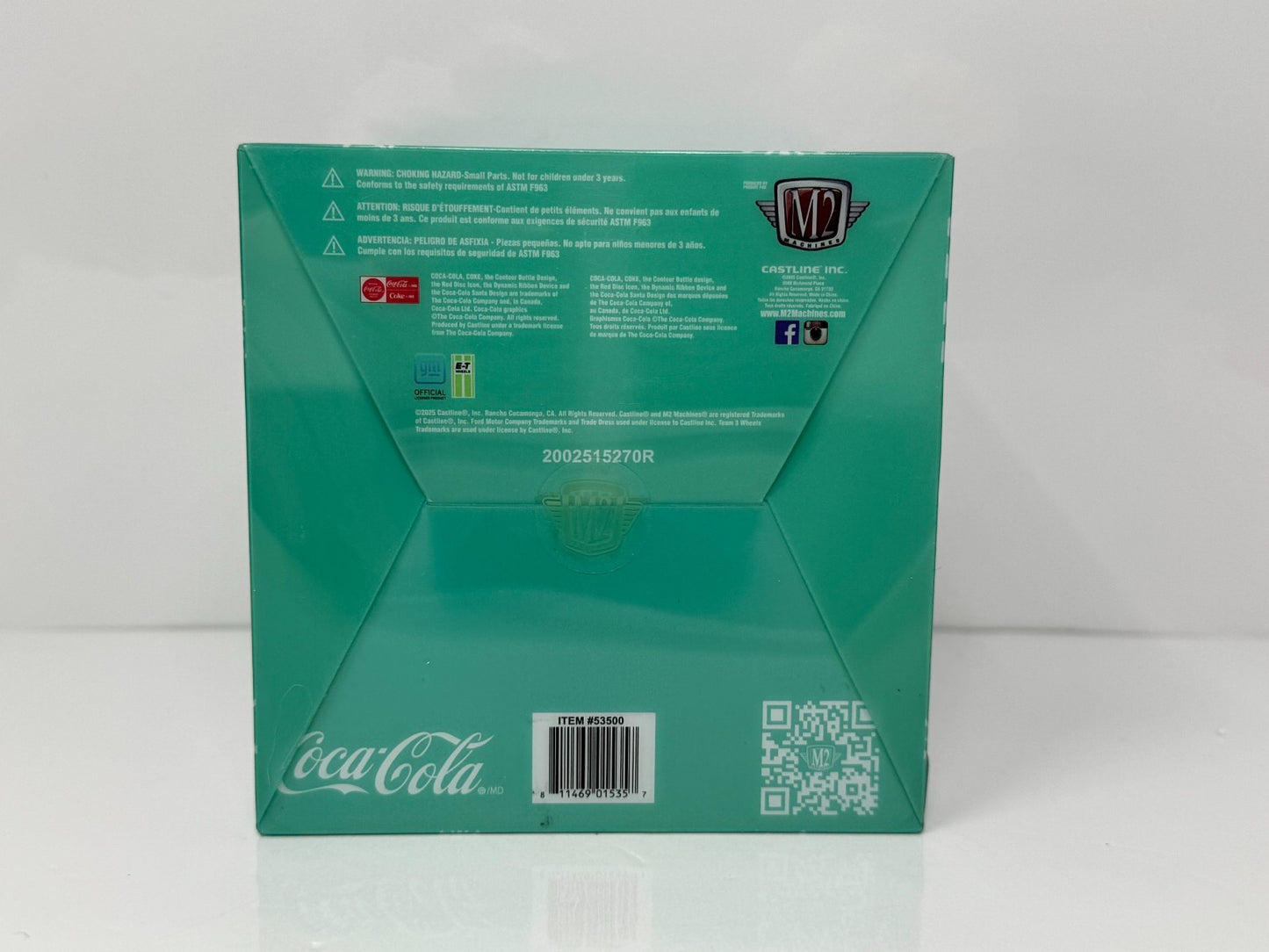 M2 Machines Coca-Cola 2025 1969 Chevy Camaro Ornament CHASE 1:64 Diecast