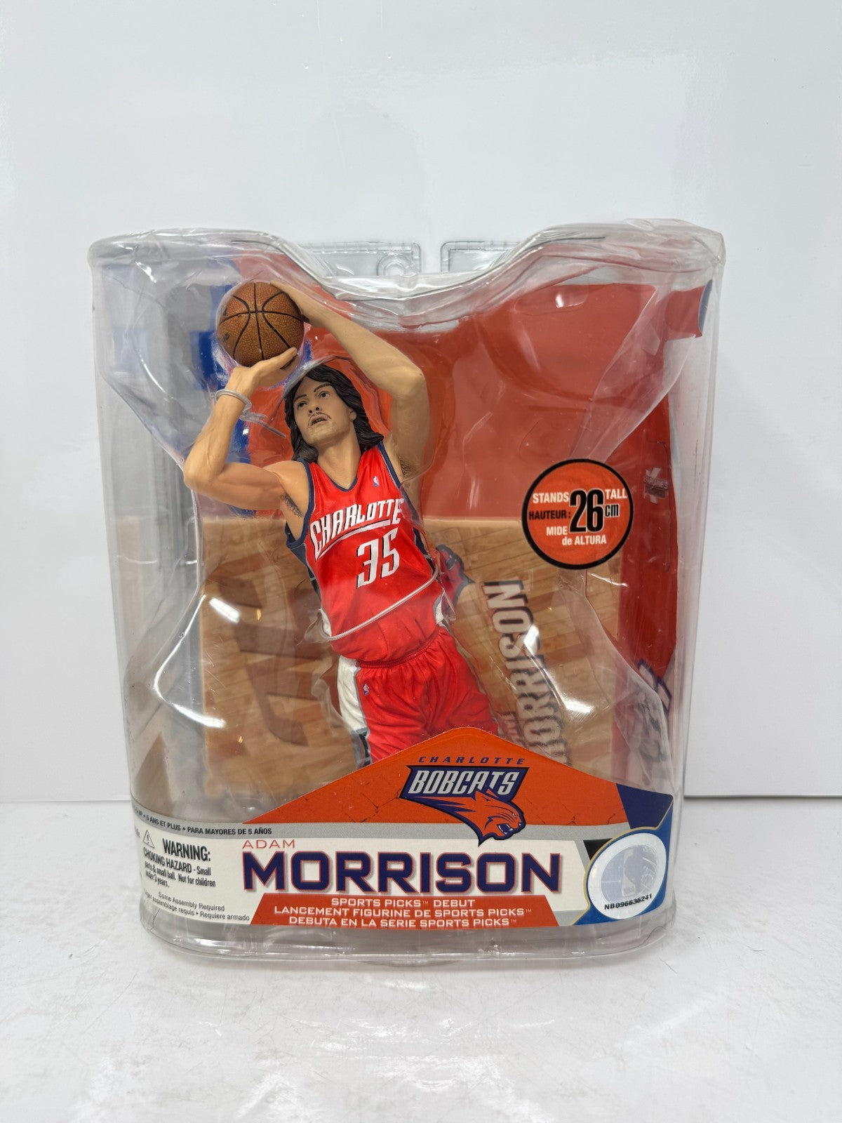 McFarlane NBA Adam Morrison Charlotte Bobcats Series 14 Debut Figure