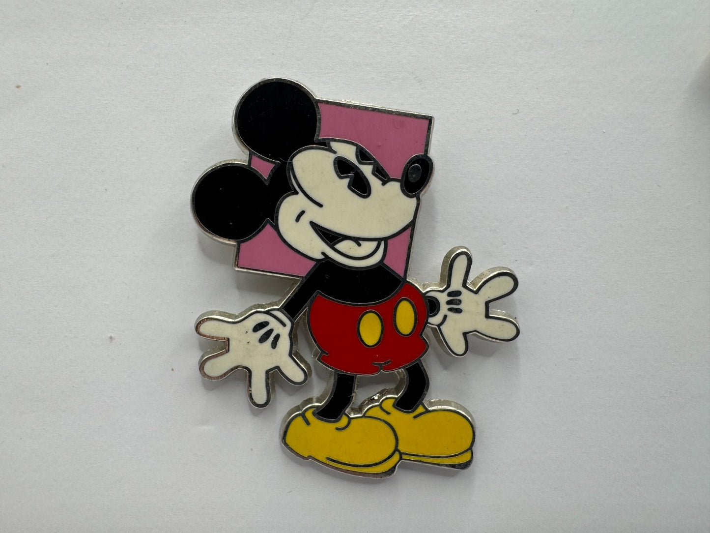Disney Mickey Mouse Oh Mickey! Happy Mickey (Pink) Booster Trading Pin DC2S1