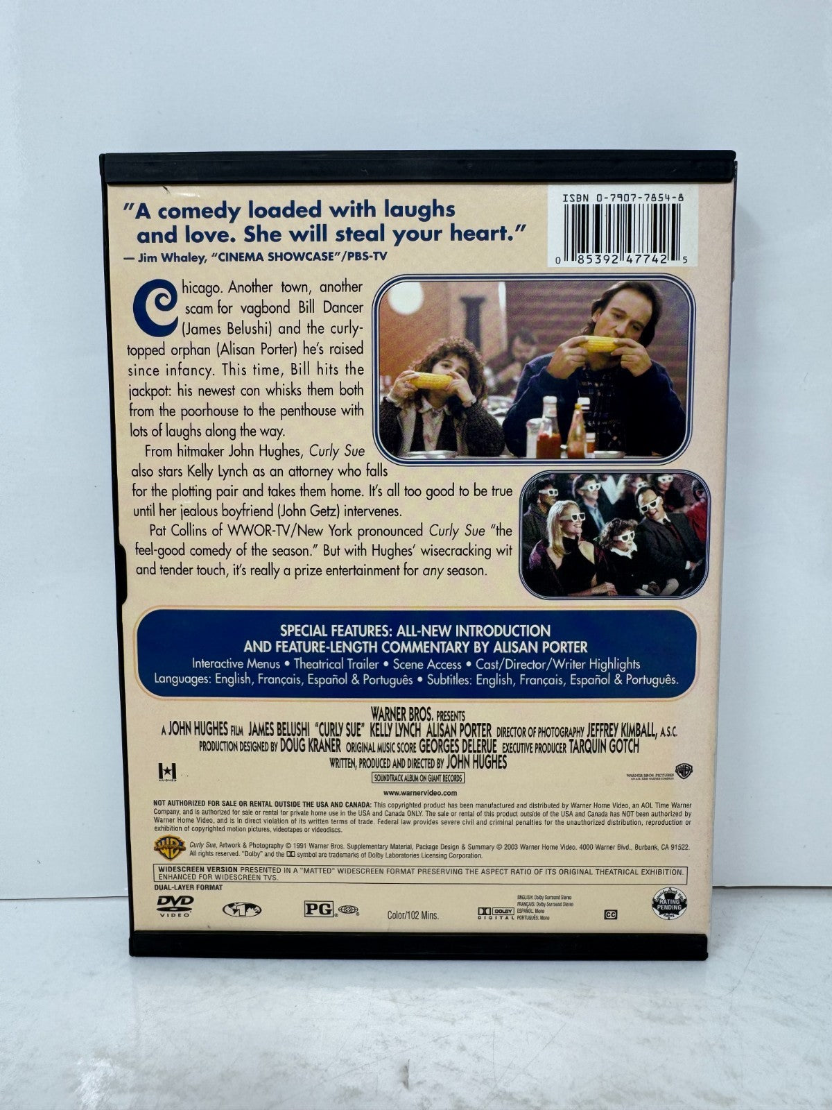Curly Sue (DVD) Family Good Condition!!!