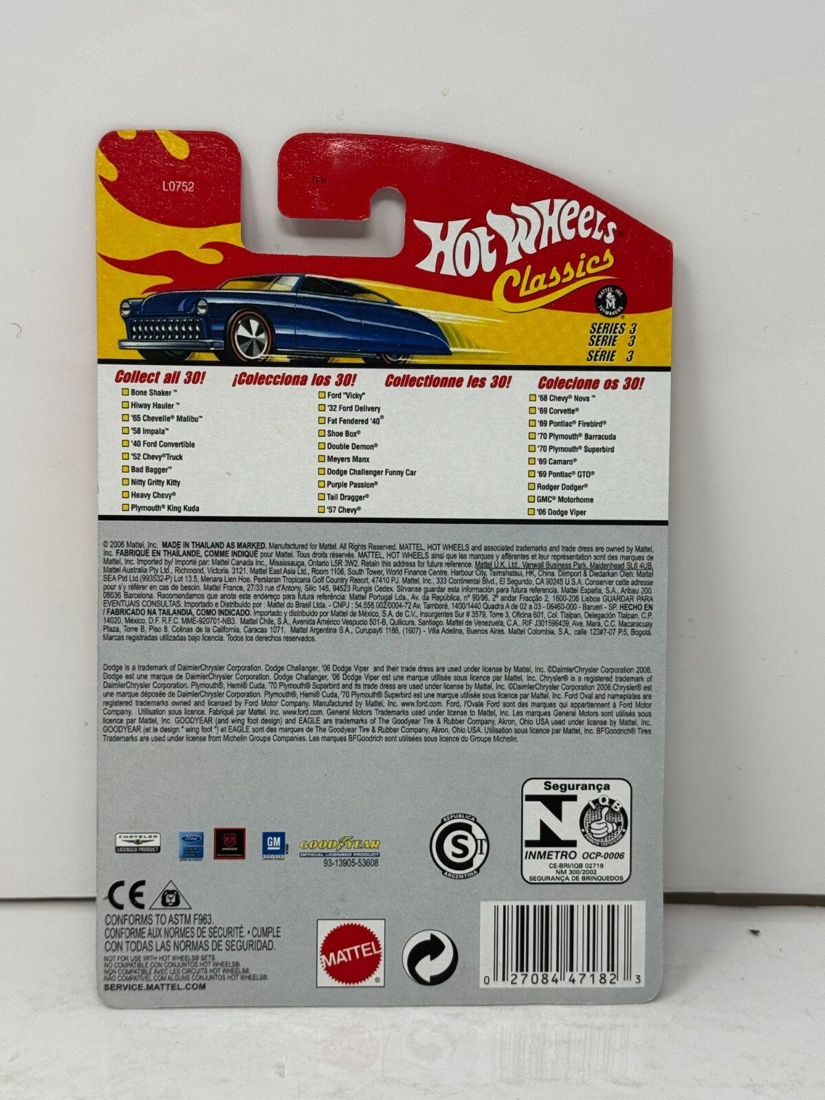 Hot Wheels Classics 1970 Plymouth Barracuda Series 3 Muscle Car 1:64 Diecast