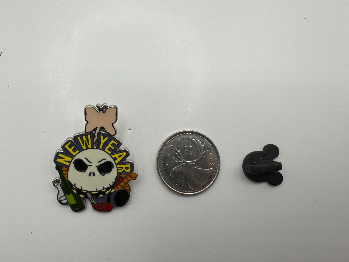 Disney Jack Skellington New Year Nightmare Before Christmas Trading Pin DC1S4