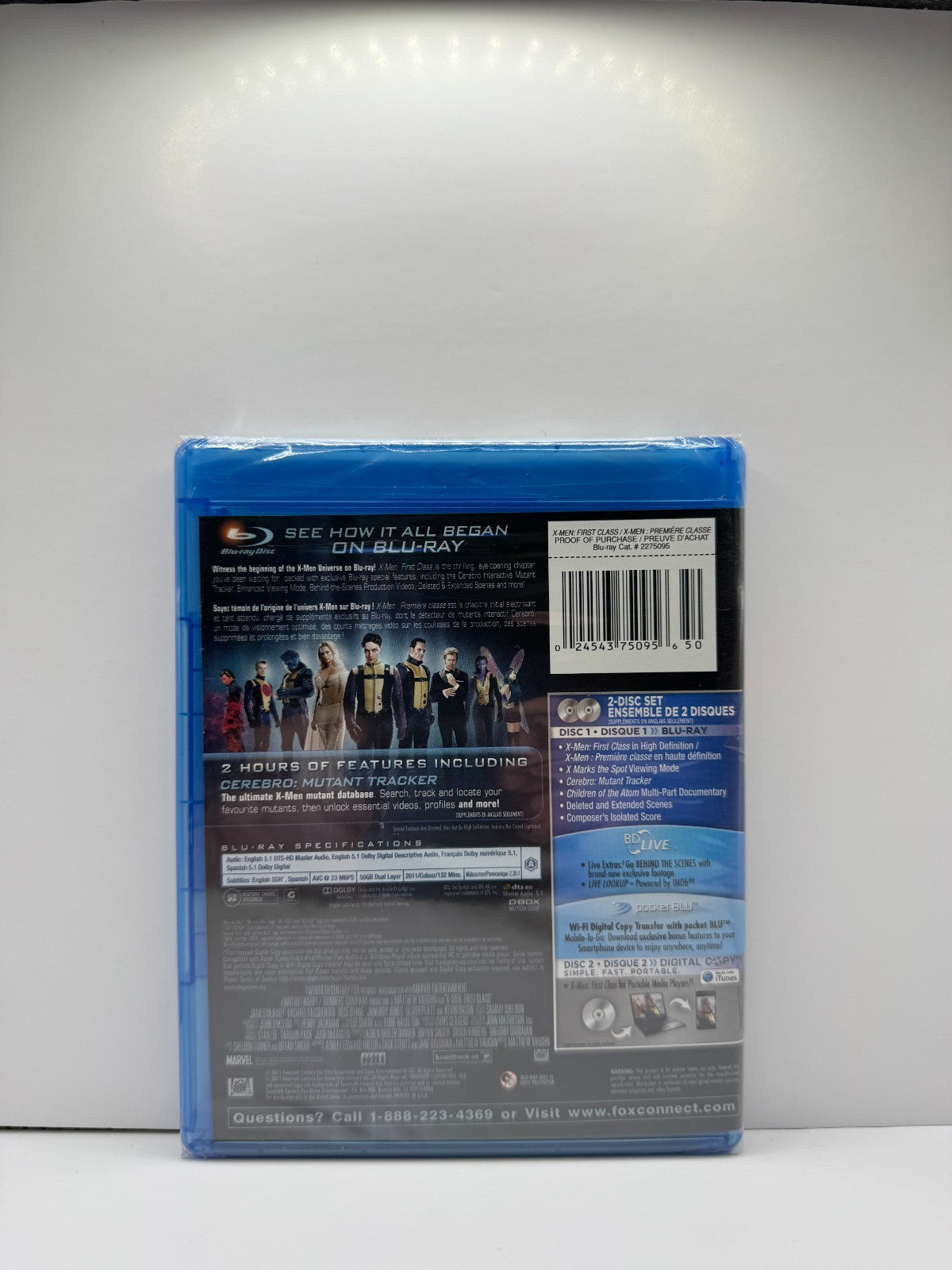 X-Men First Class (Blu-ray) Marvel Action New and Sealed!!!