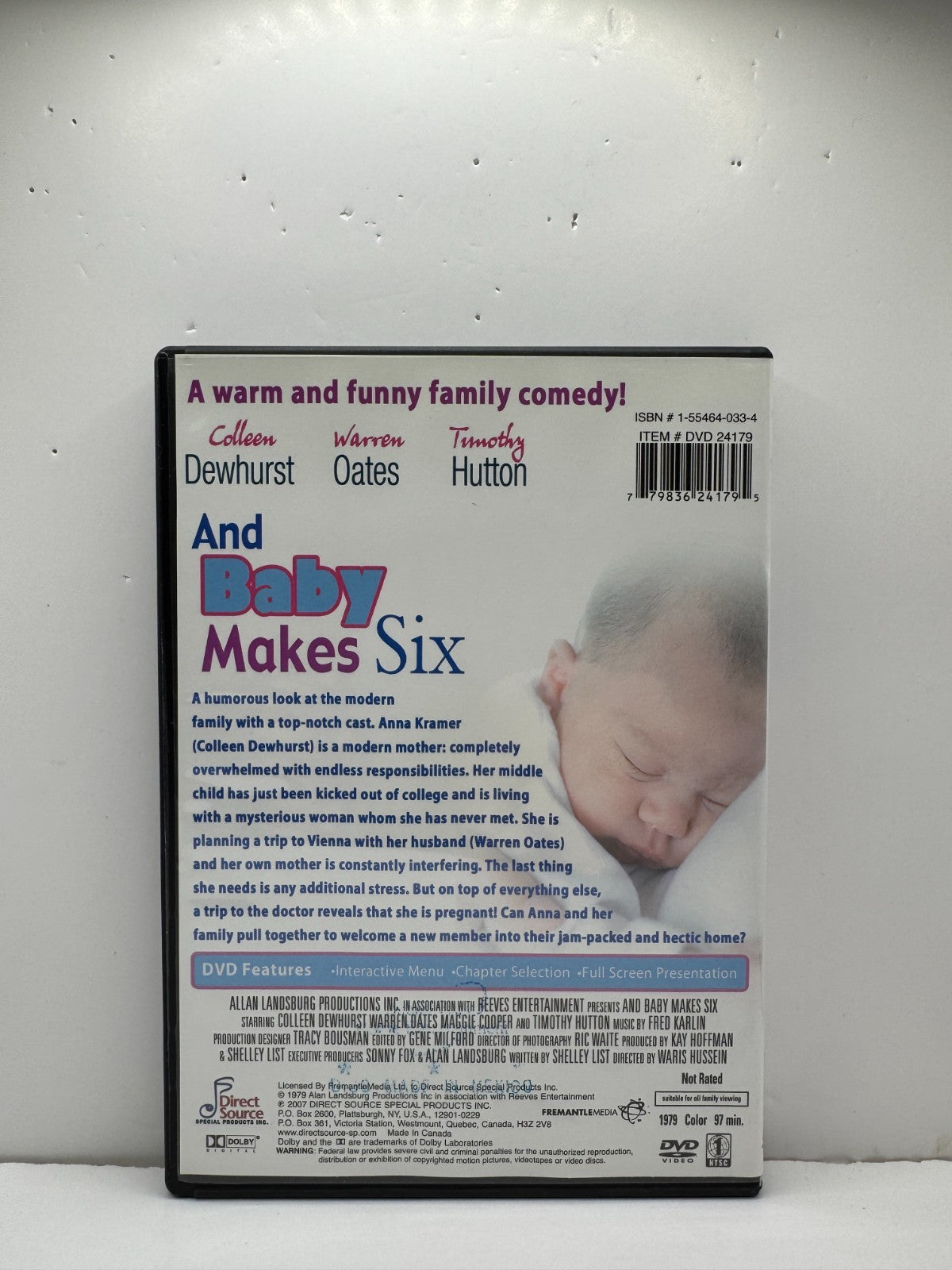 And Baby Makes Six (DVD) Colleen Dewhurst Drama