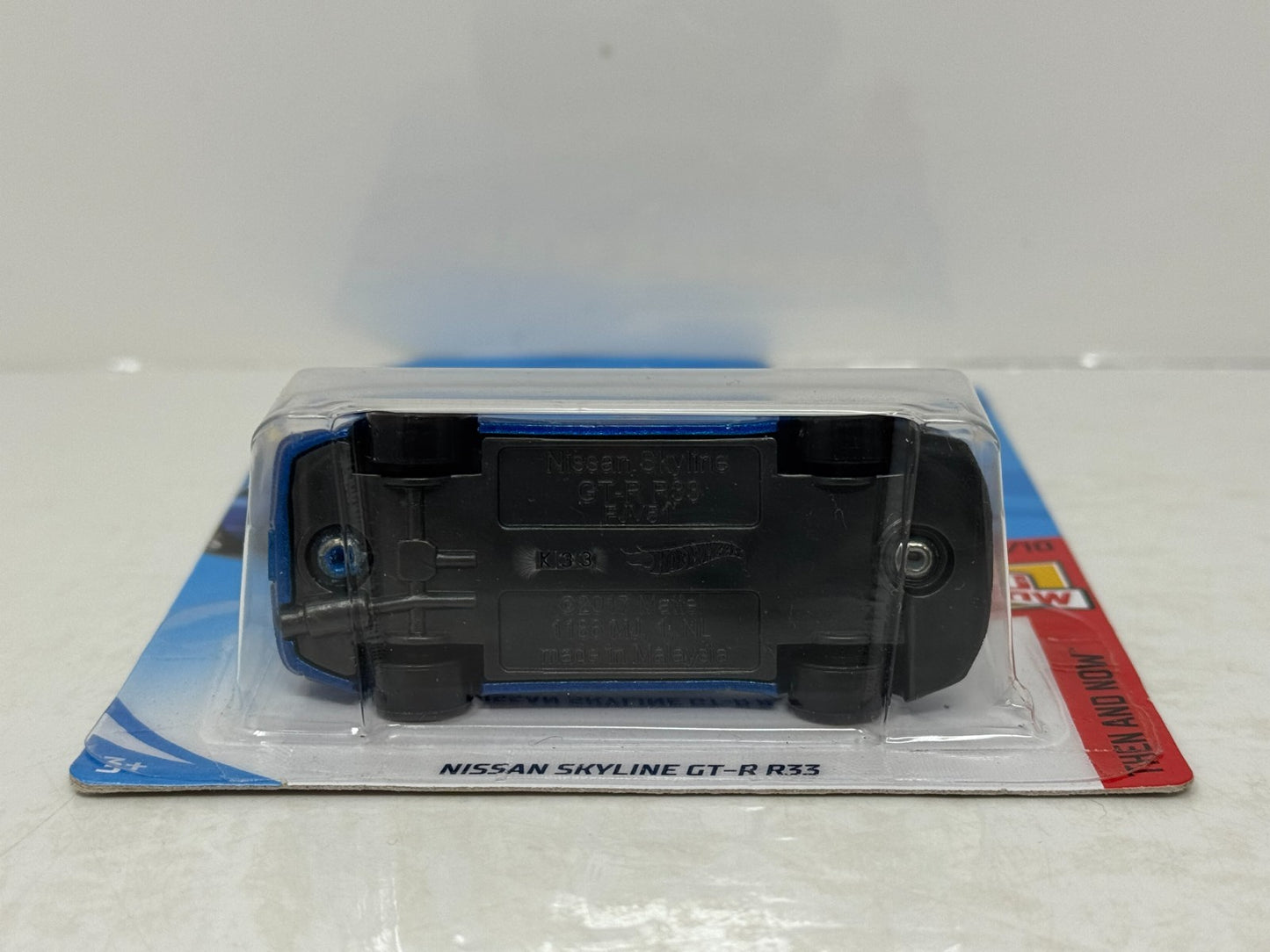 Hot Wheels Then and Now Nissan Skyline GT-R R33 1:64 Diecast Blue