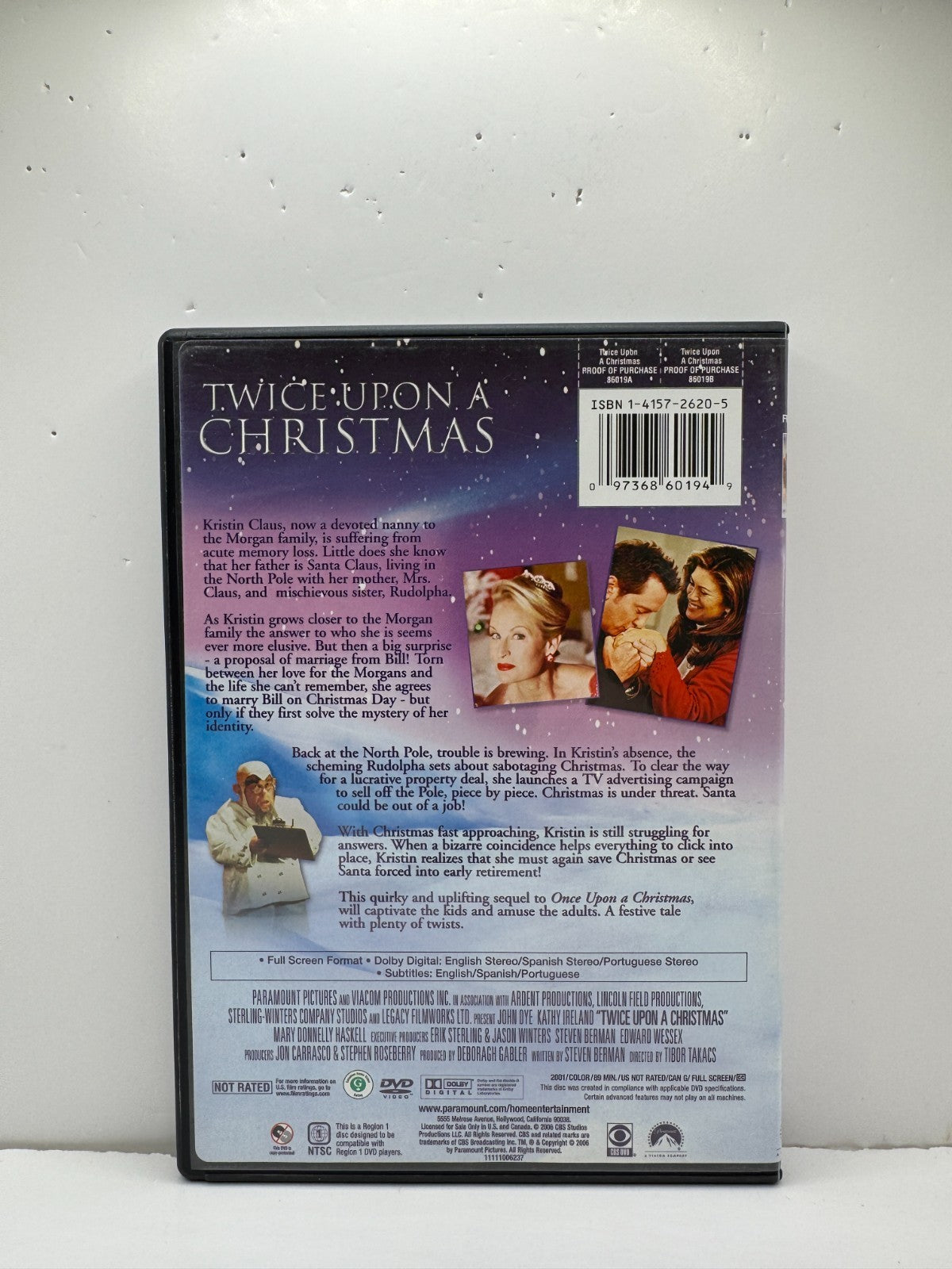 Twice Upon a Christmas (DVD) Kathy Ireland Holiday Family