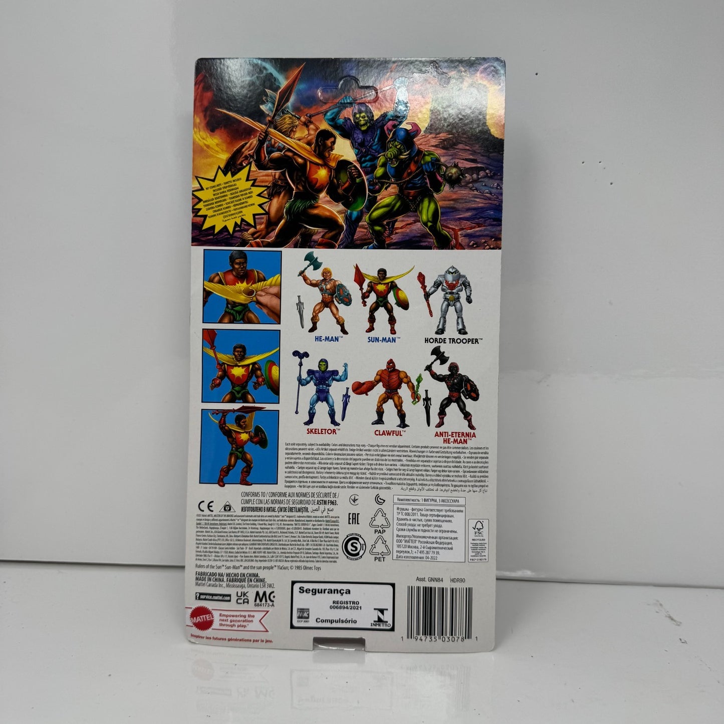 Masters of the Universe Origins Sun-Man Rulers of the Sun Action Figure
