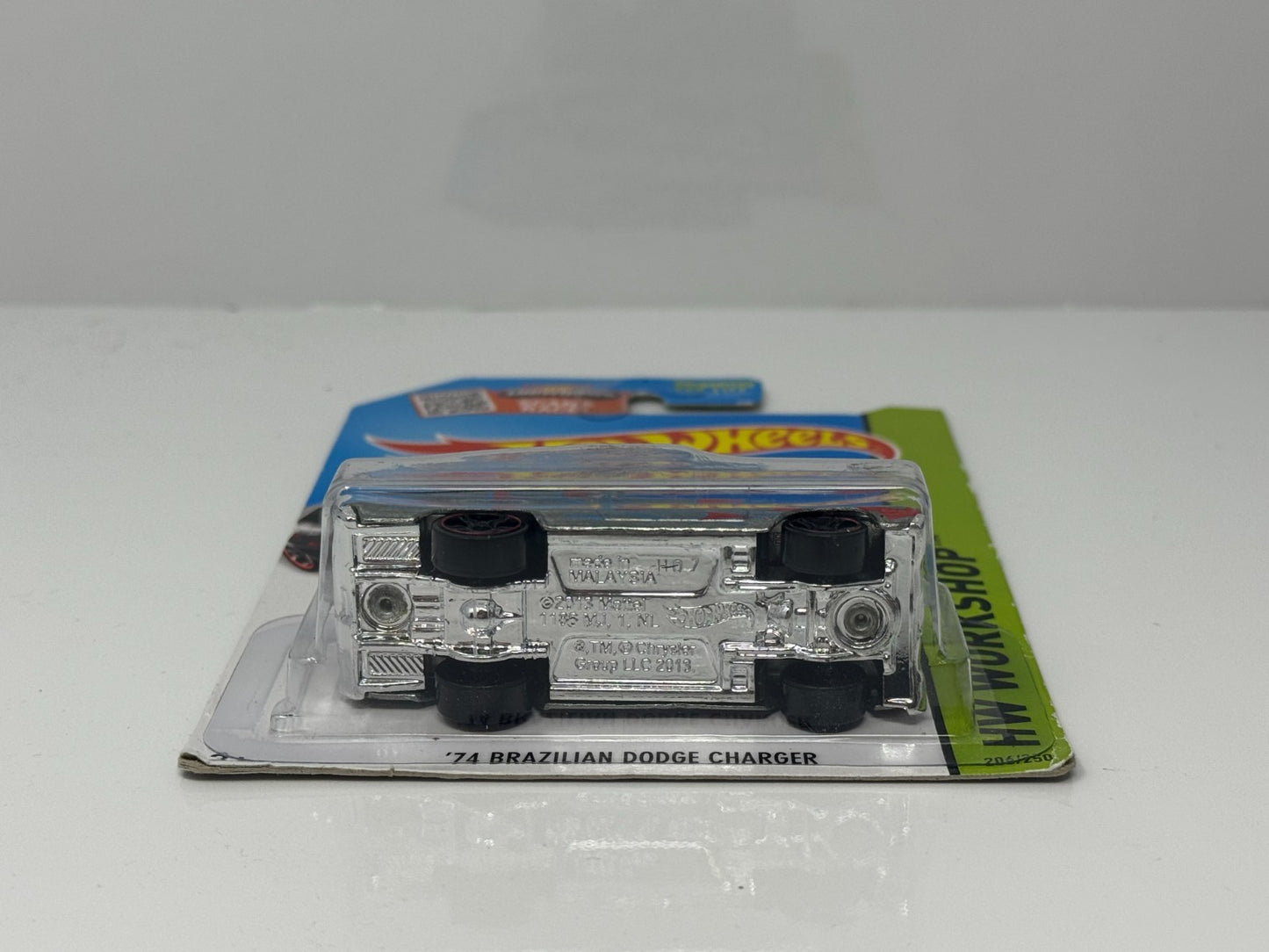 Hot Wheels Workshop 1974 Brazilian Dodge Charger Zamac 1:64 Diecast