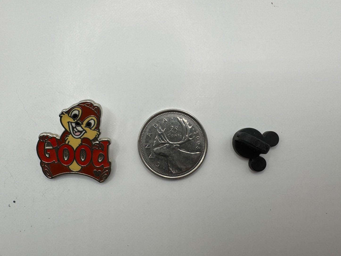 WDW Disney Good Collection Chip 'N' Dale Hidden Mickey Trading Pin DC1S1
