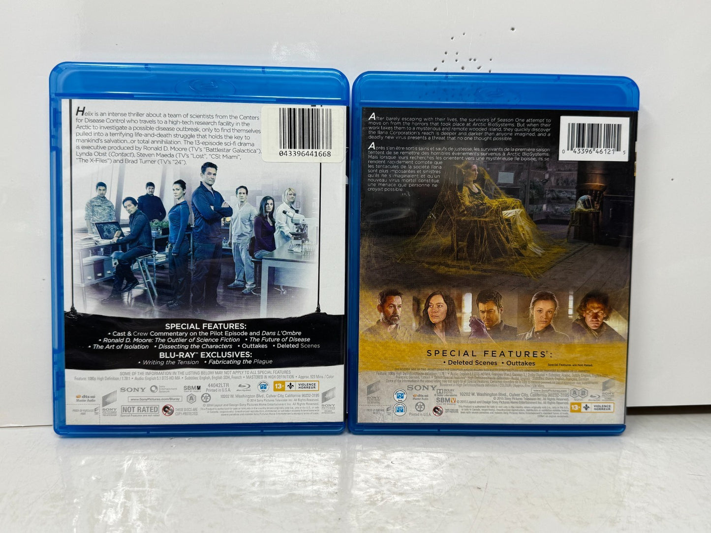 Helix Complete Series (Blu-ray) Billy Campbell Sci-Fi Thriller TV Series