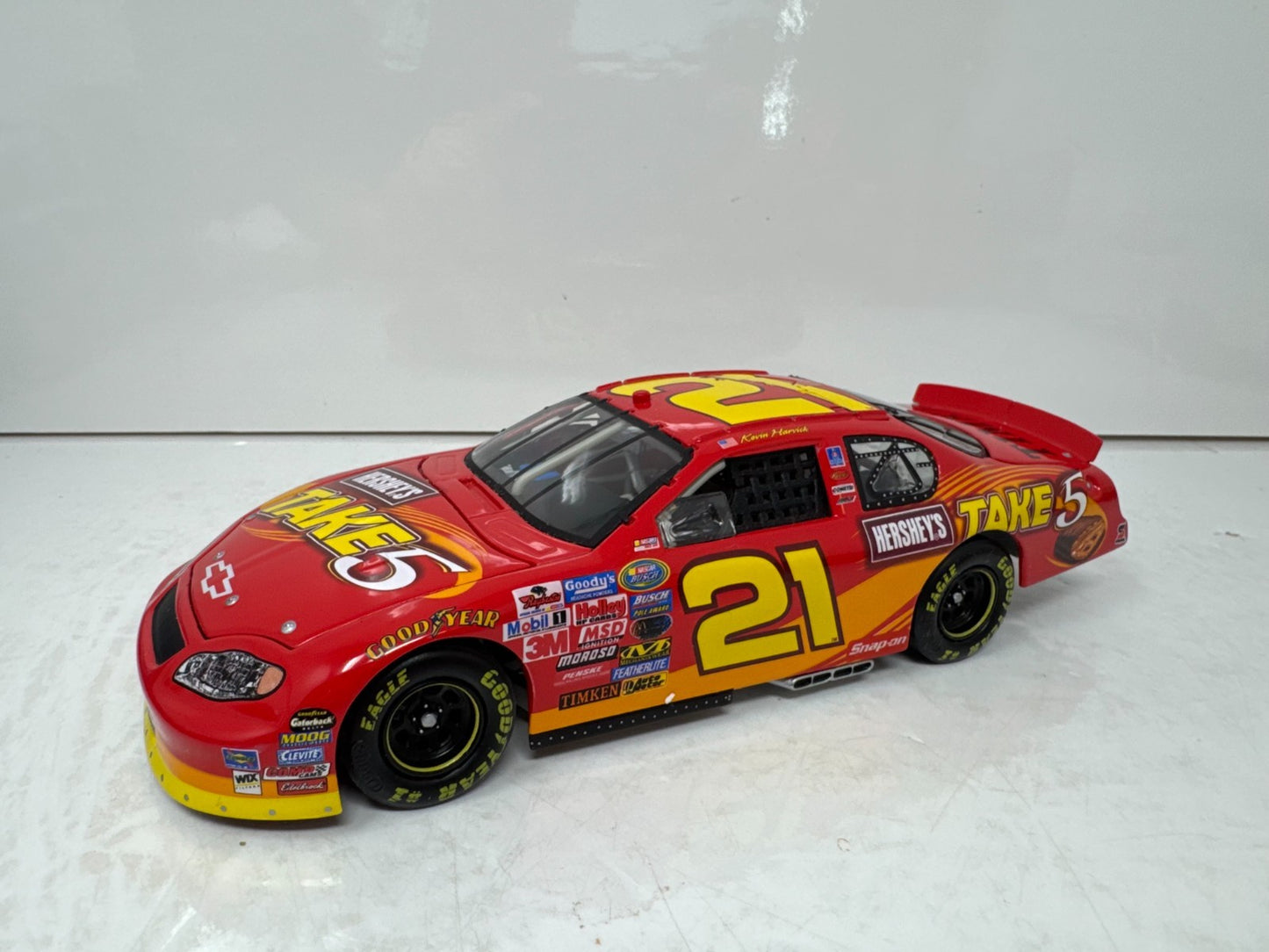 Action Nascar #21 Kevin Harvick Hershey's Take 5 2005 Monte Carlo 1:24 Diecast