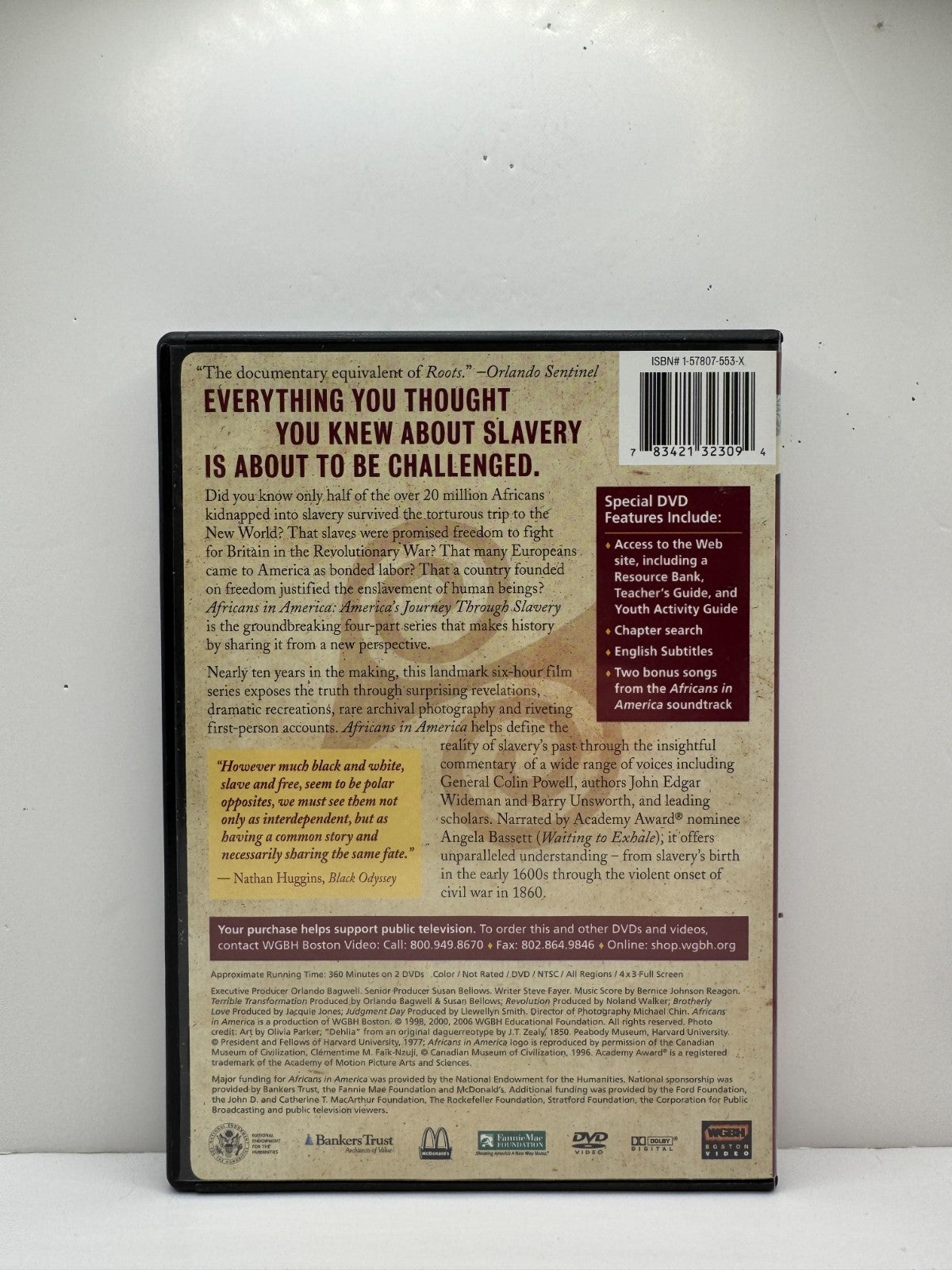 Africans in America Journey Through Slavery (DVD) Documentary
