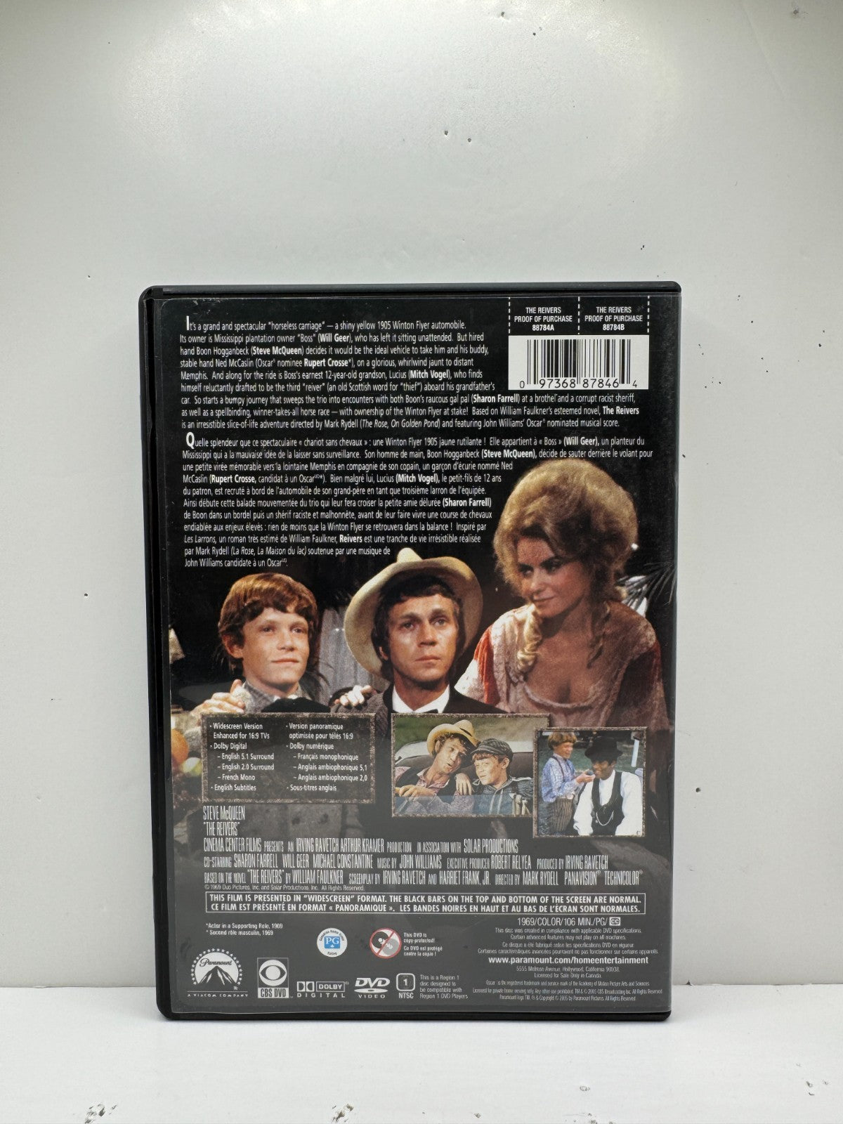 The Reivers (DVD) Steve McQueen Drama