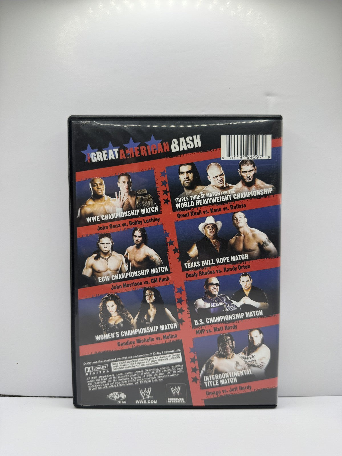 WWE Great American Bash 2007 (DVD) WWE Wrestling