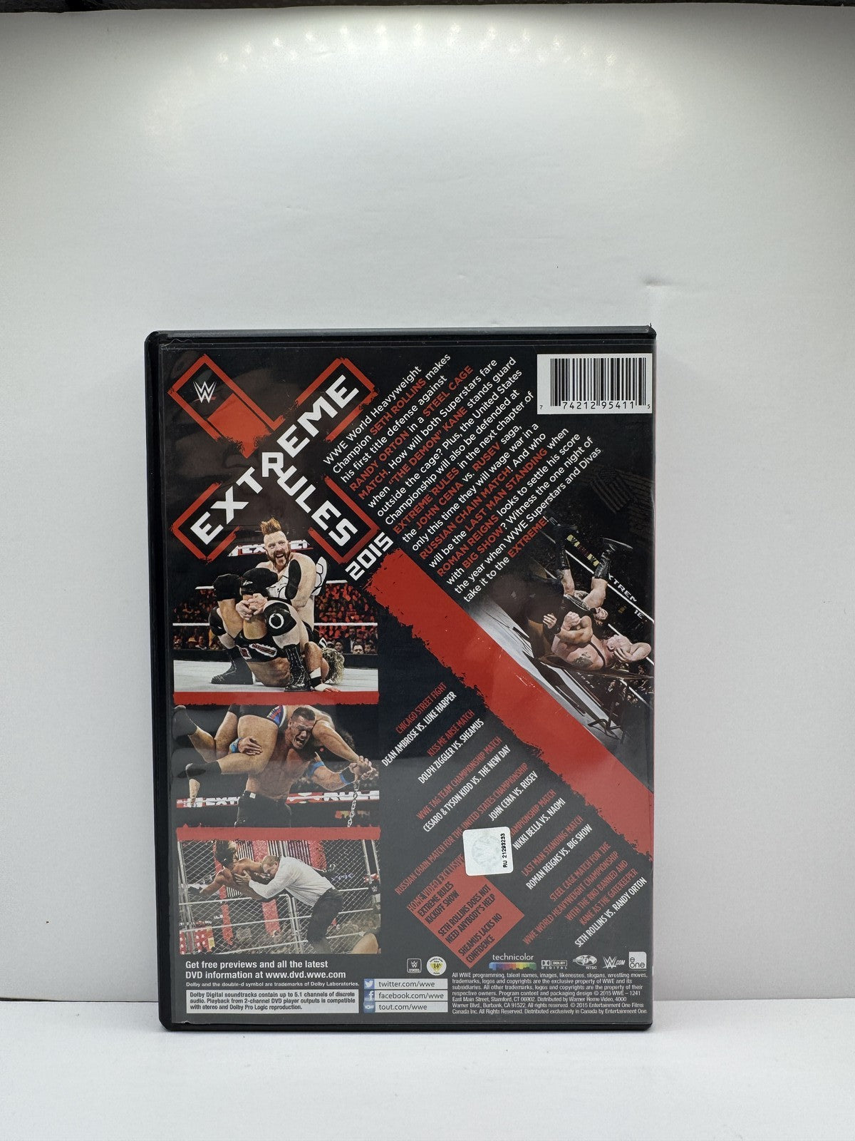 WWE Extreme Rules 2015 (DVD) WWE Wrestling