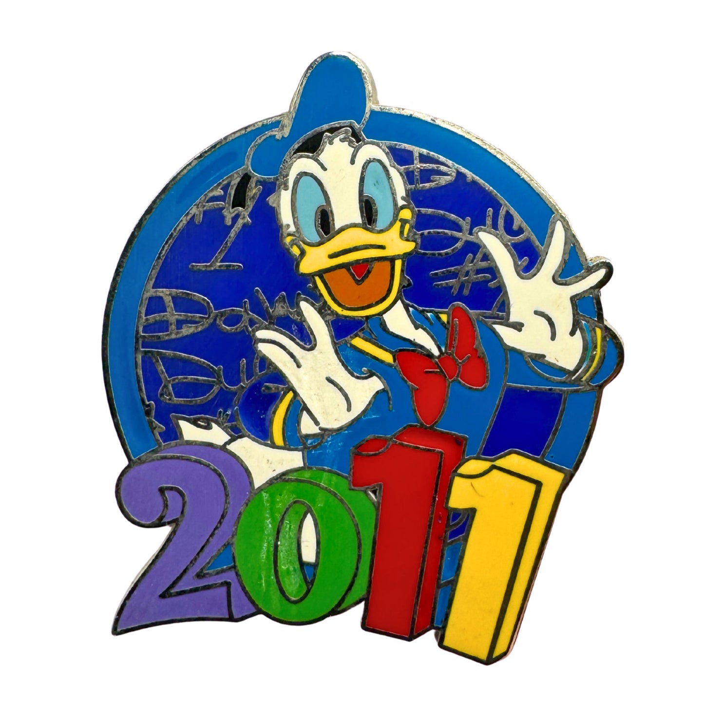 Disney 2011 Hip Lanyard Starter Donald Duck Trading Pin DC2S12