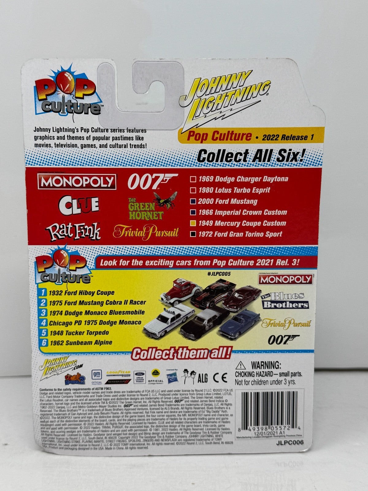 Johnny Lightning Clue 2000 Ford Mustang Miss Scarlett 1:64 Diecast