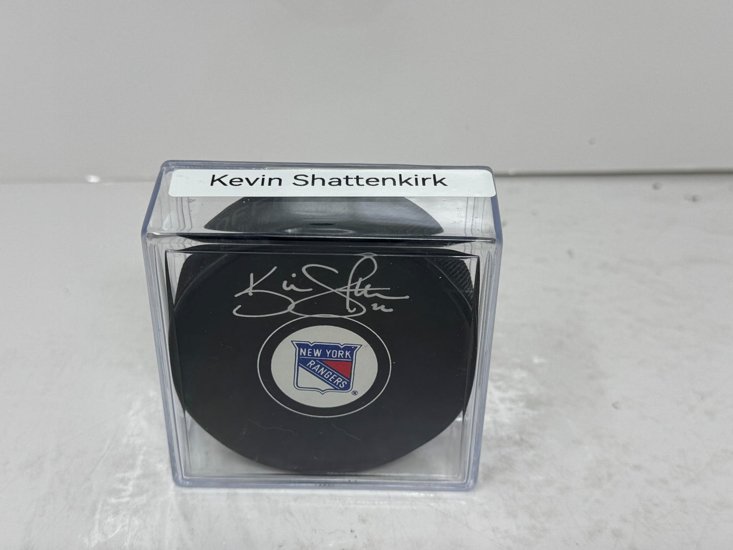 Kevin Shattenkirk New York Rangers Fanatics Signed NHL Autograph Puck COA