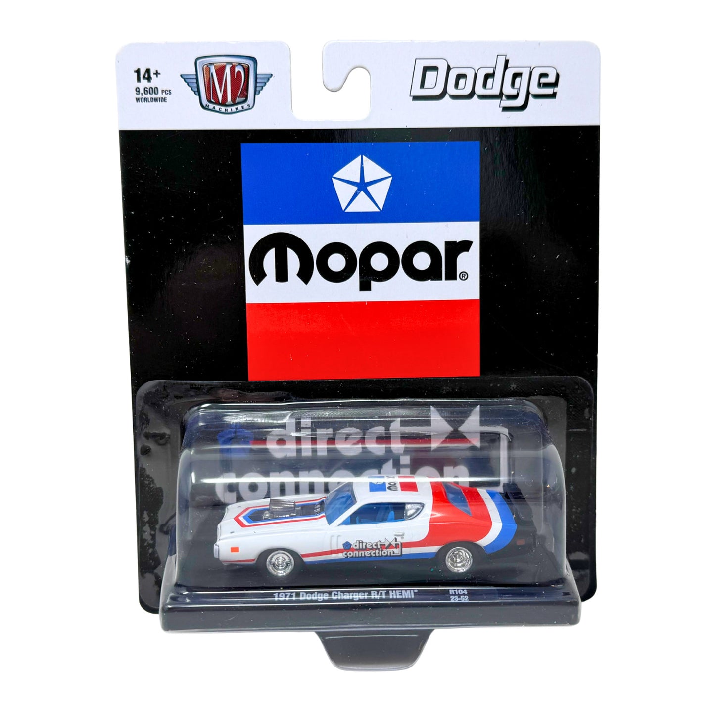M2 Machines Direct Connection 1971 Dodge Charger R/T HEMI 164 Diecast