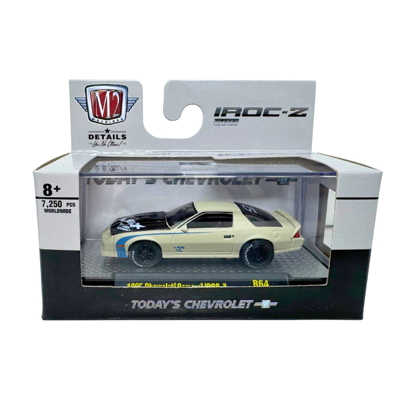 M2 Machines Today's Chevrolet 1985 Chevrolet Camaro IROC-Z 1:64 Diecast