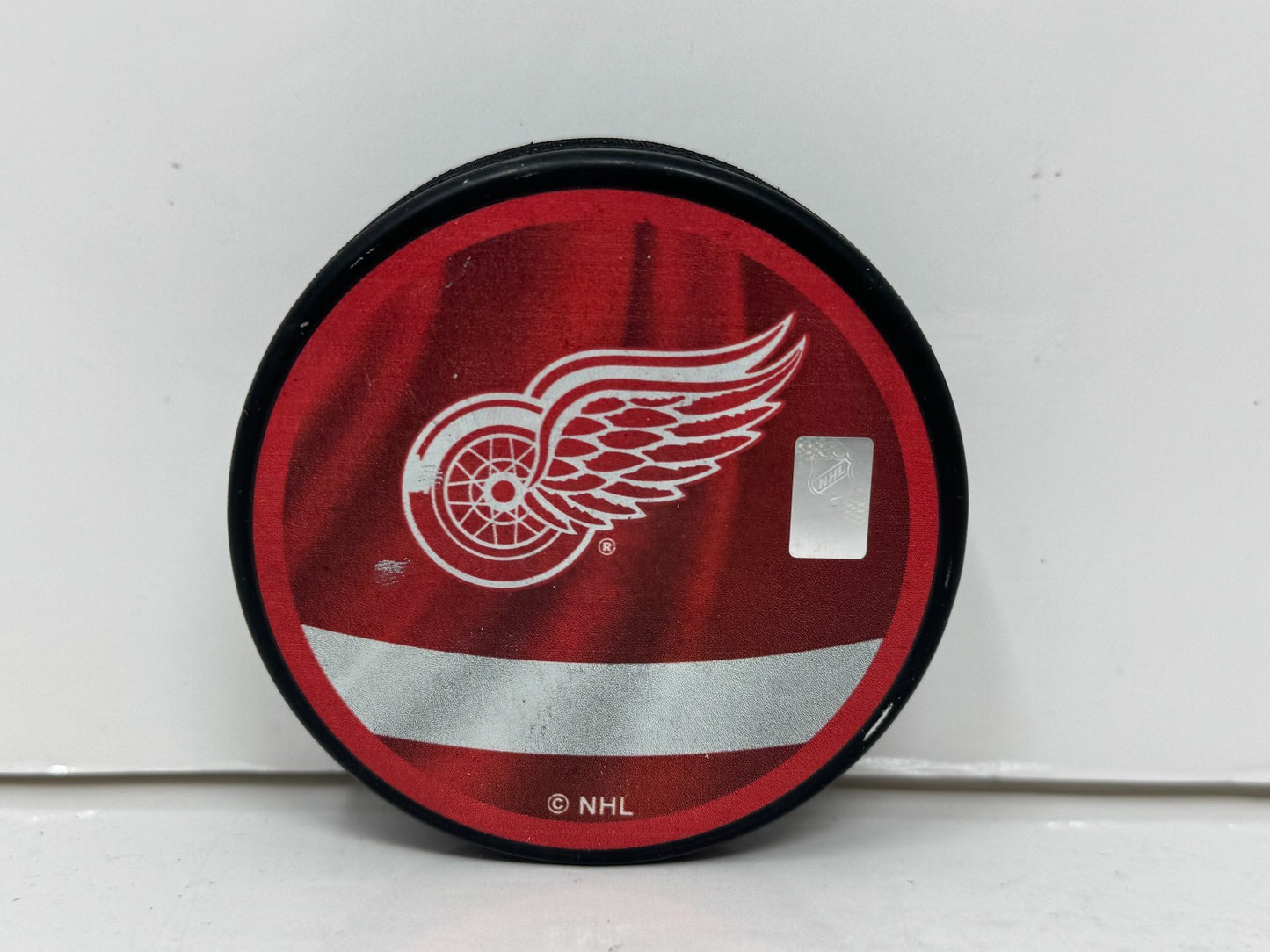 Joe Veleno Detroit Red Wings Signed NHL Autograph Puck Black Auto
